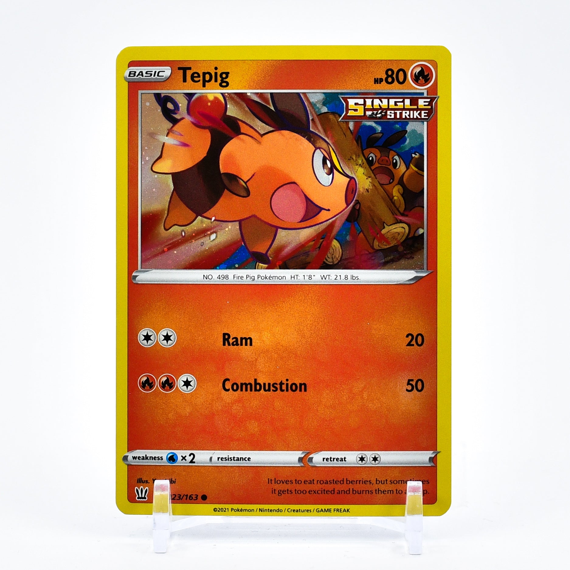 Tepig - 023/163 Collector's Chest Promo Holo Pokemon - NM/MINT