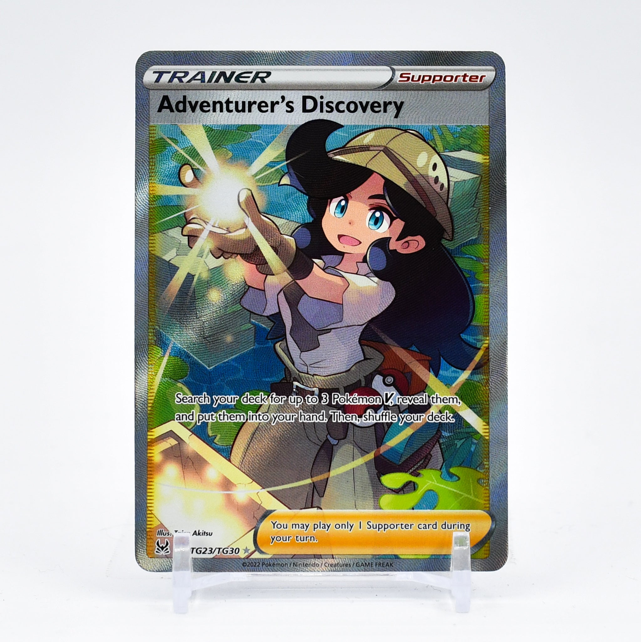 Adventurer's Discovery - TG23/TG30 Lost Origin CHARACTER RARE Trainer - NM/MINT