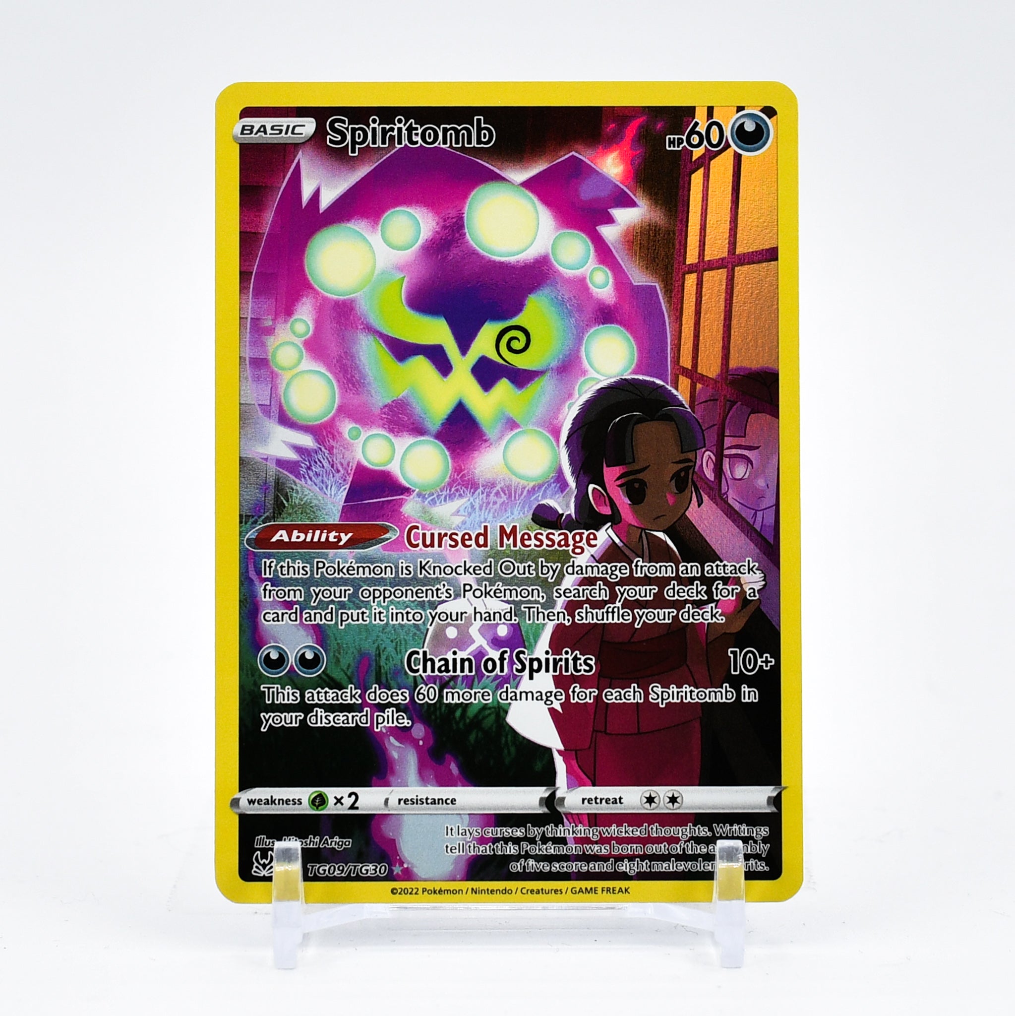 Pokemon TCG Lost Origin TG09/TG30 Spiritomb Card –