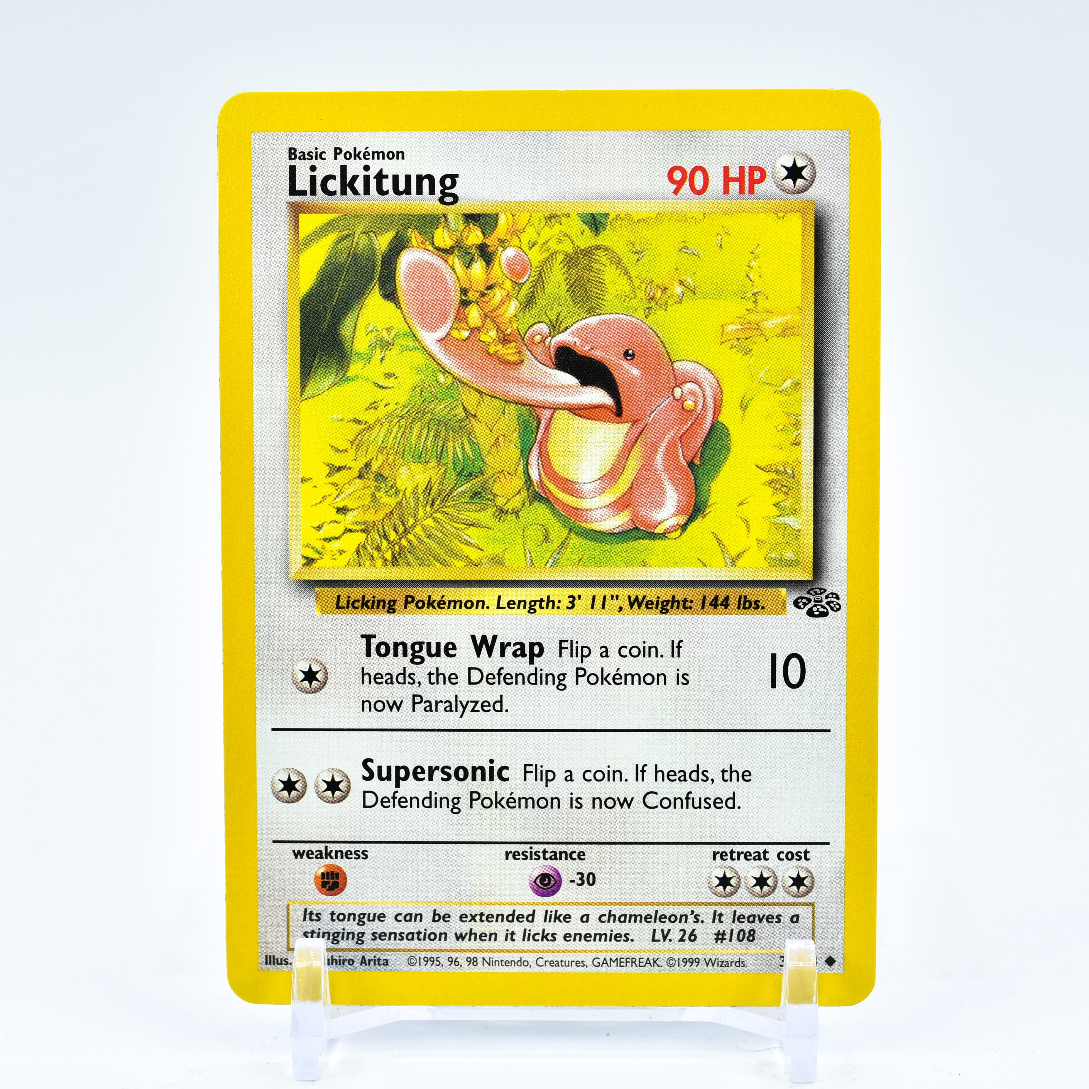 Lickitung - 38/64 Jungle Unlimited Uncommon Pokemon - NM
