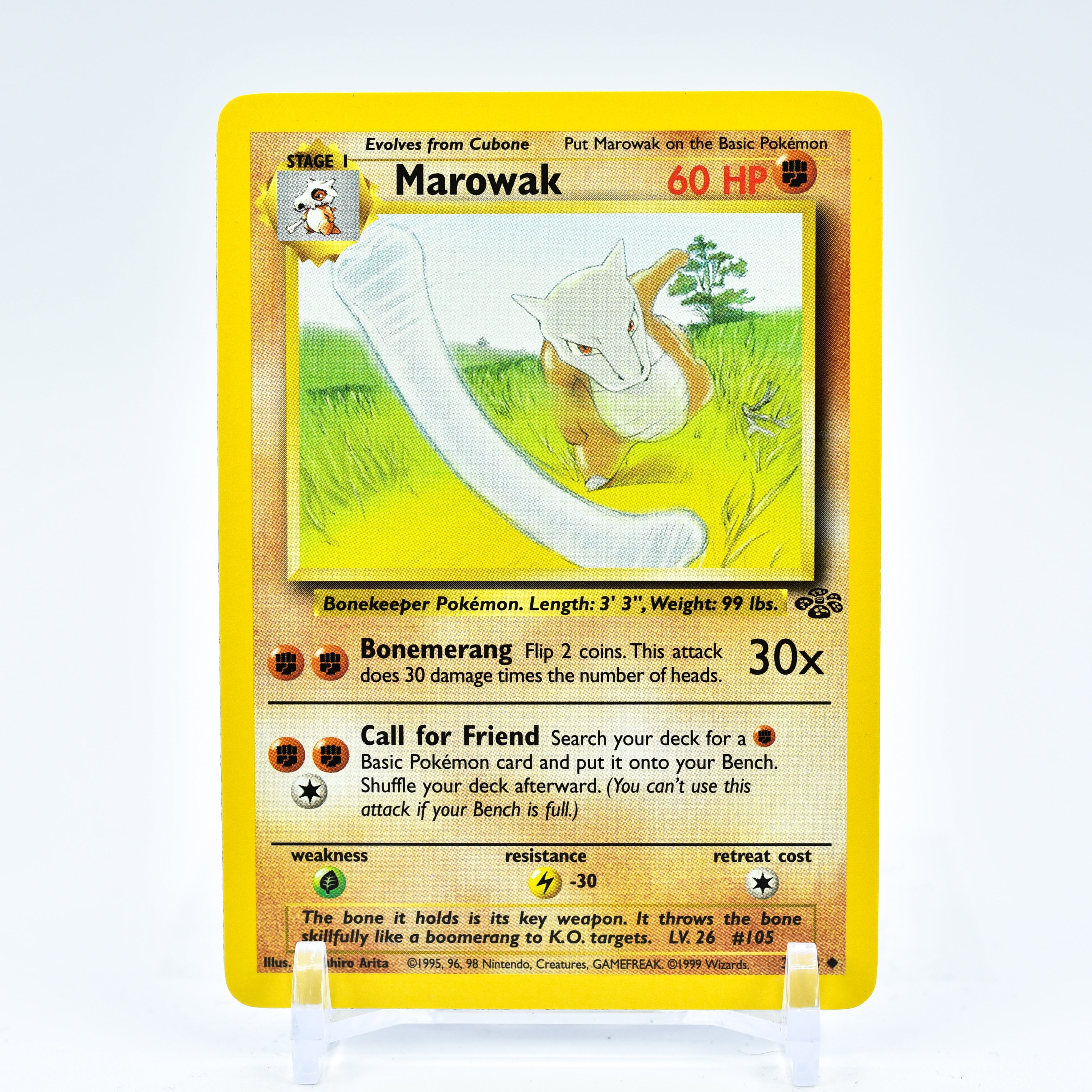 Marowak - 39/64 Jungle Unlimited Uncommon Pokemon - NM