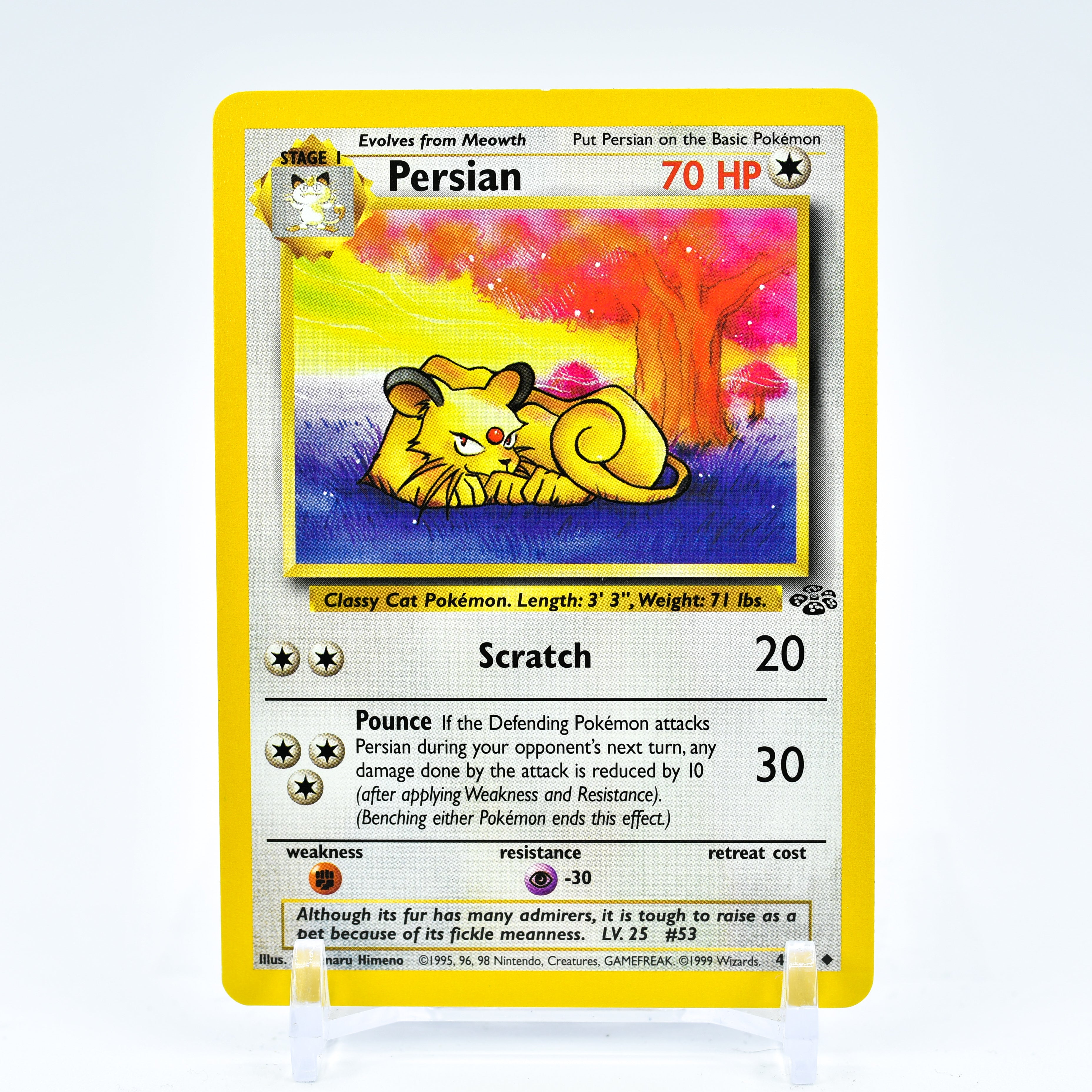 Persian - 42/64 Jungle Unlimited Uncommon Pokemon - NM