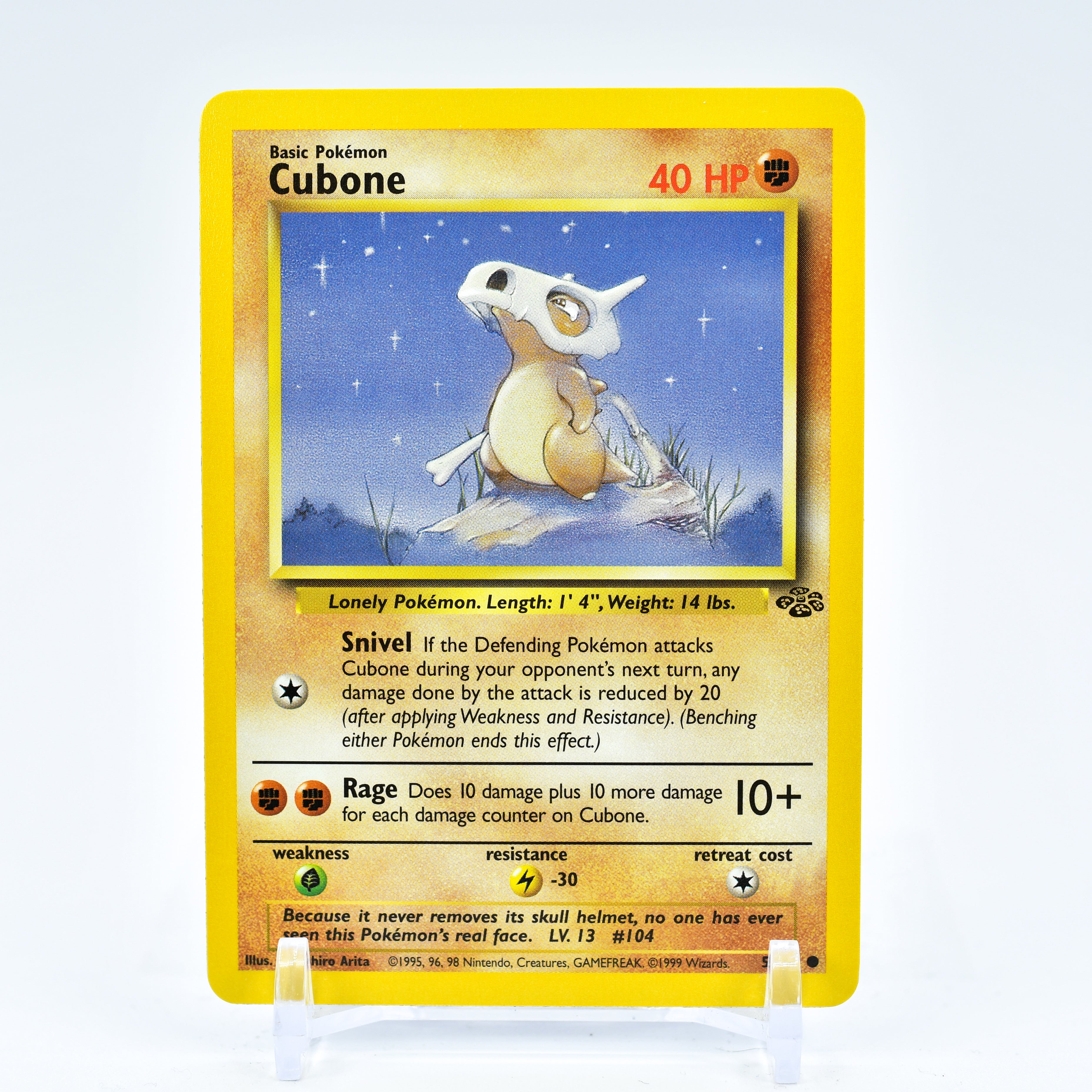 Cubone - 50/64 Jungle Unlimited Common Pokemon - NM