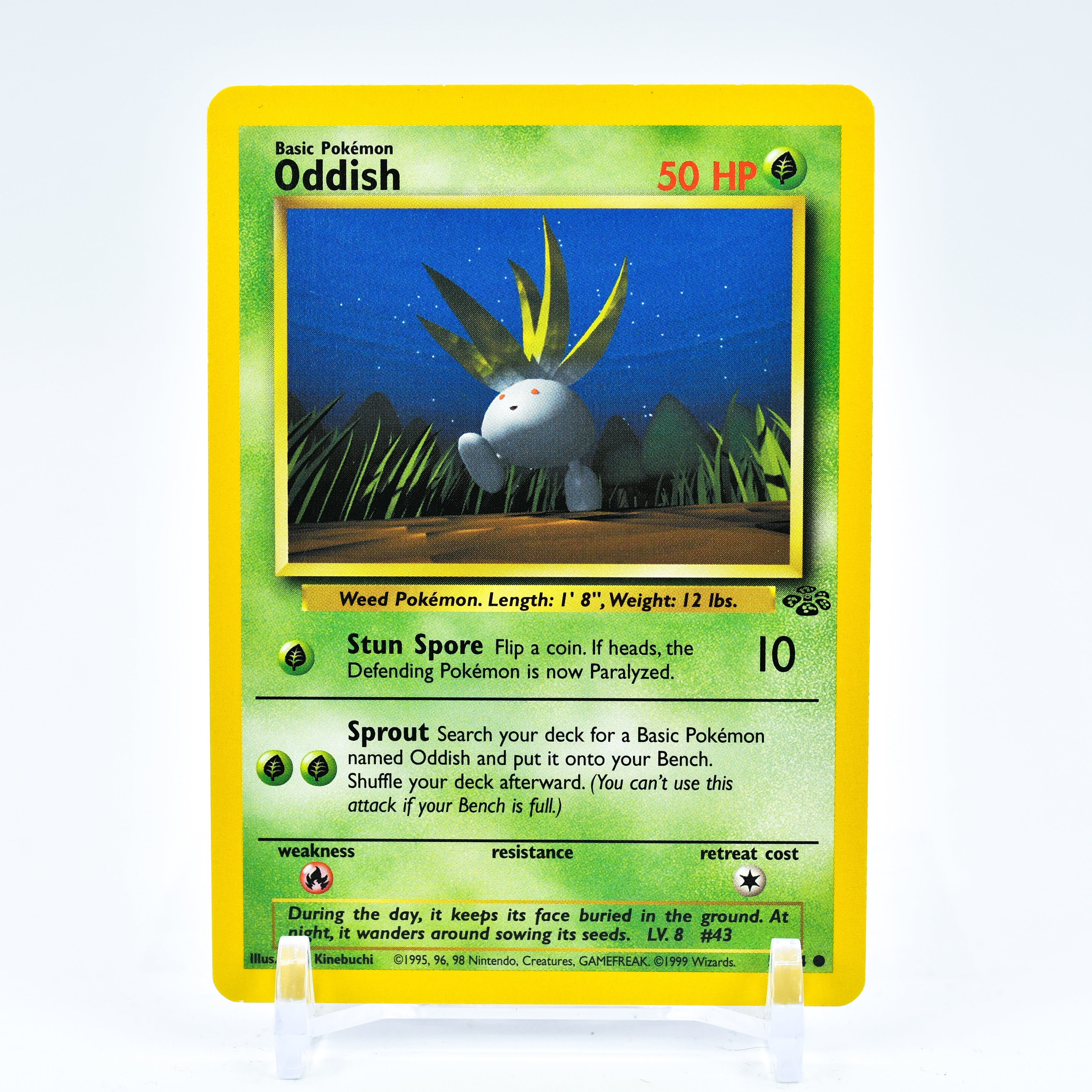 Oddish - 58/64 Jungle Unlimited Common Pokemon - NM