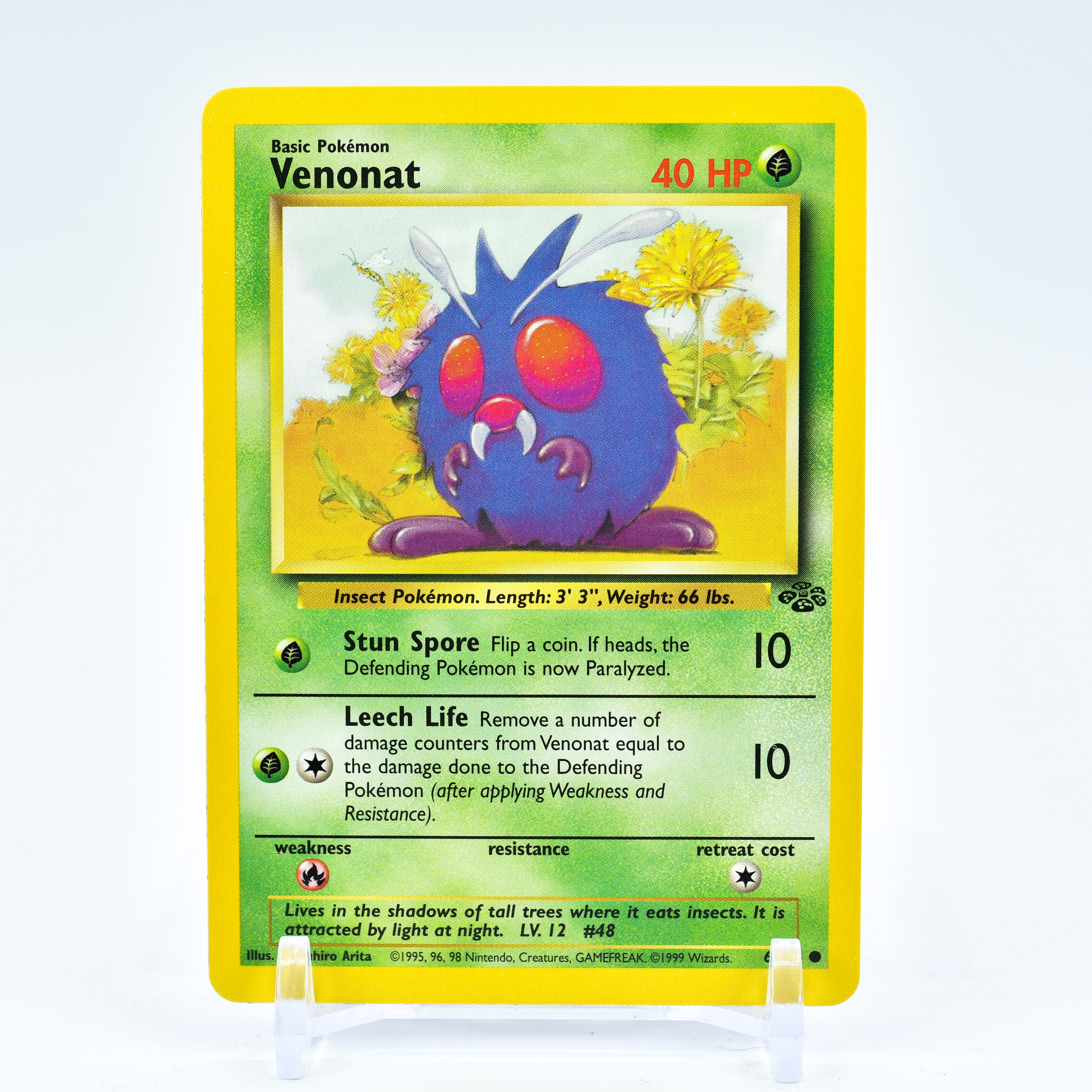 Venonat - 63/64 Jungle Unlimited Common Pokemon - NM