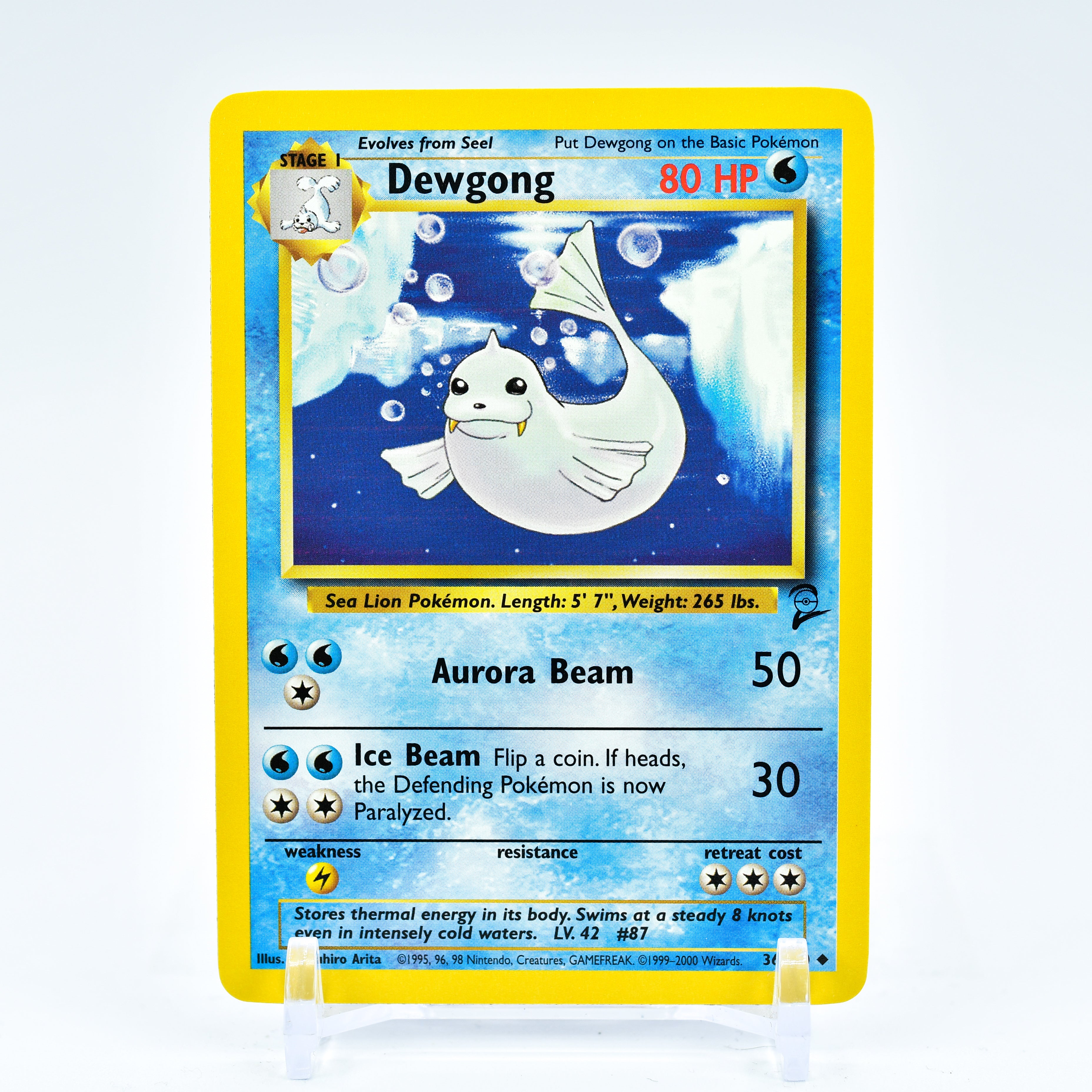 Dewgong - 36/130 Base Set 2 Uncommon Pokemon - NM