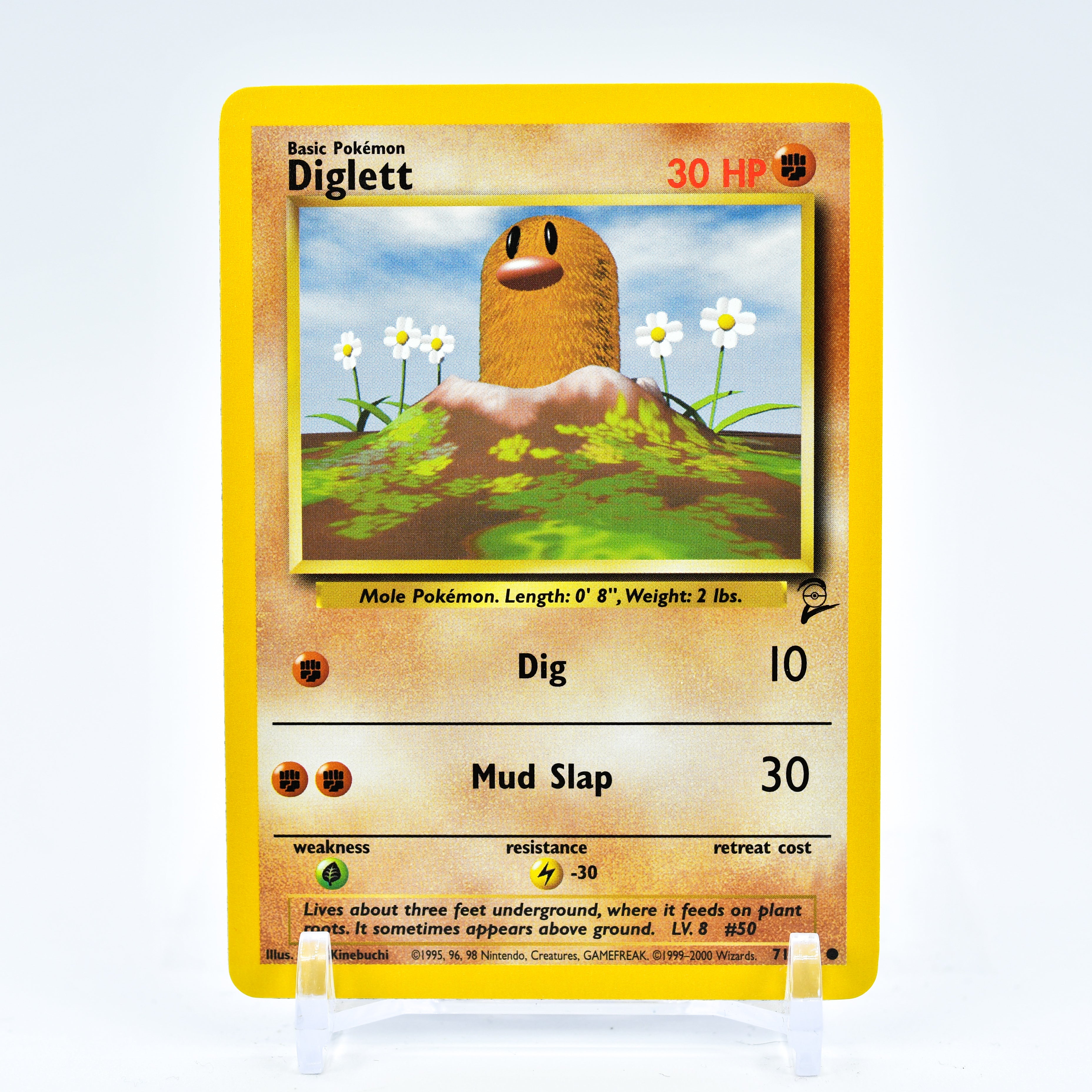 Diglett - 71/130 Base Set 2 Common Pokemon - NM