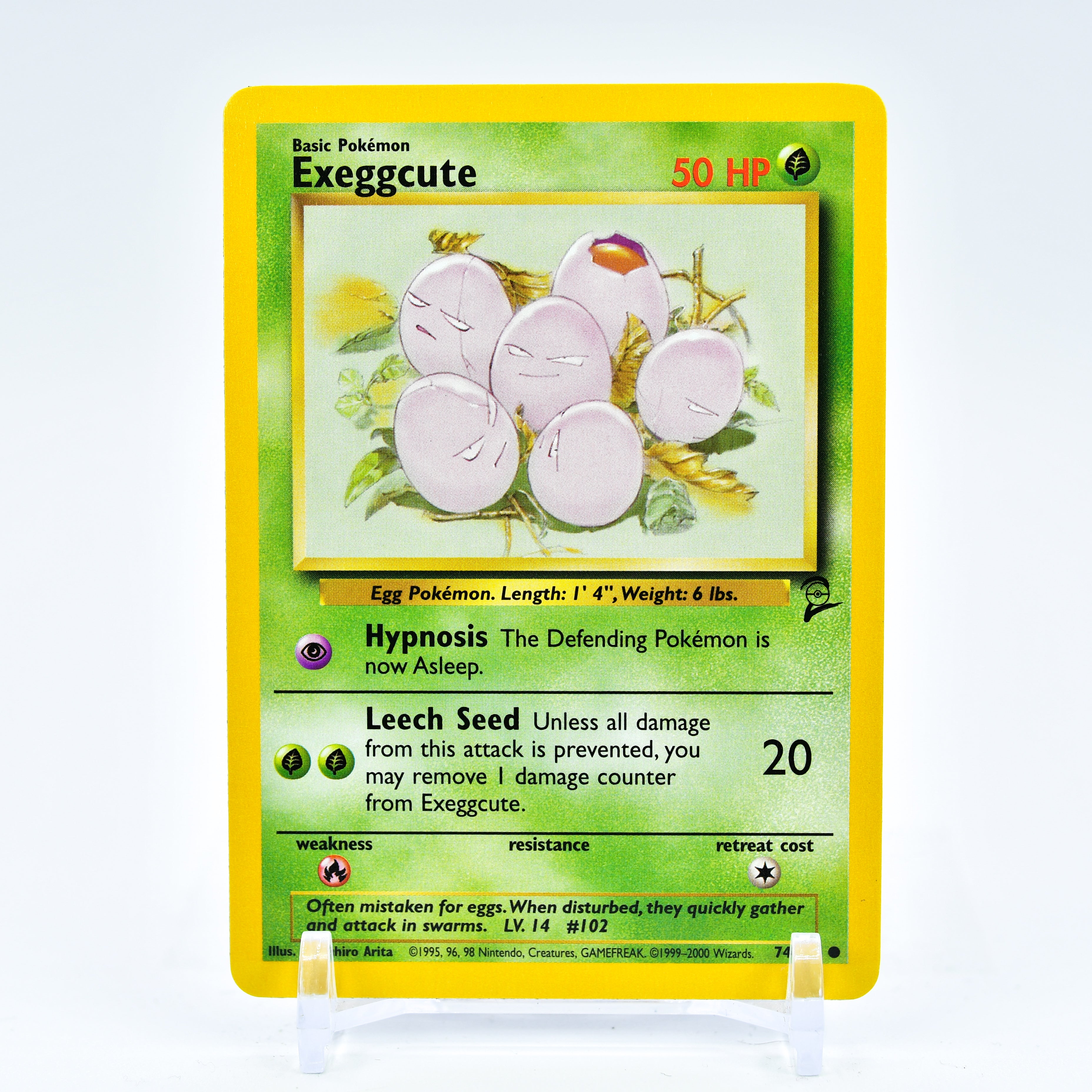 Exeggcute - 74/130 Base Set 2 Common Trainer - NM
