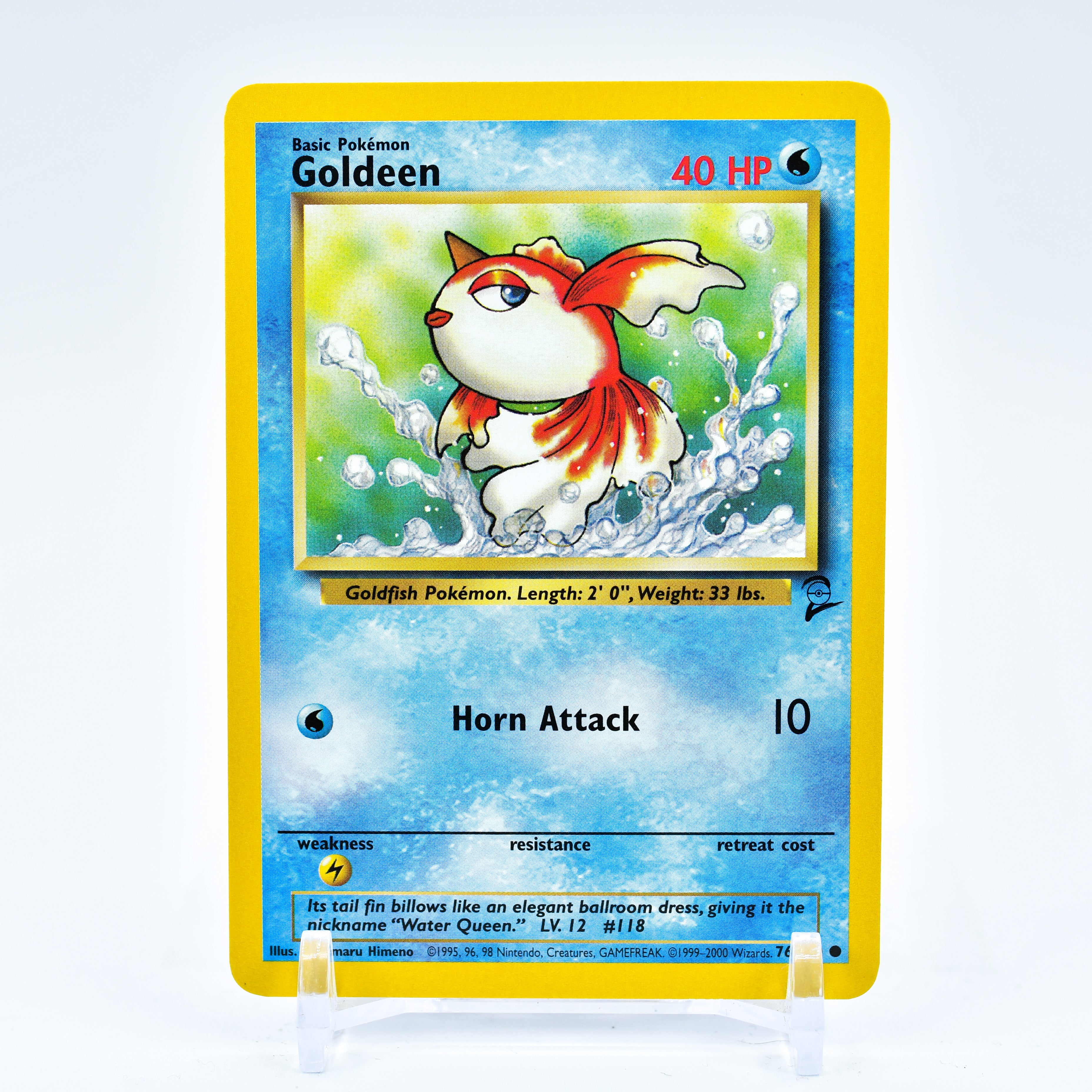 Goldeen - 76/130 Base Set 2 Common Pokemon - NM