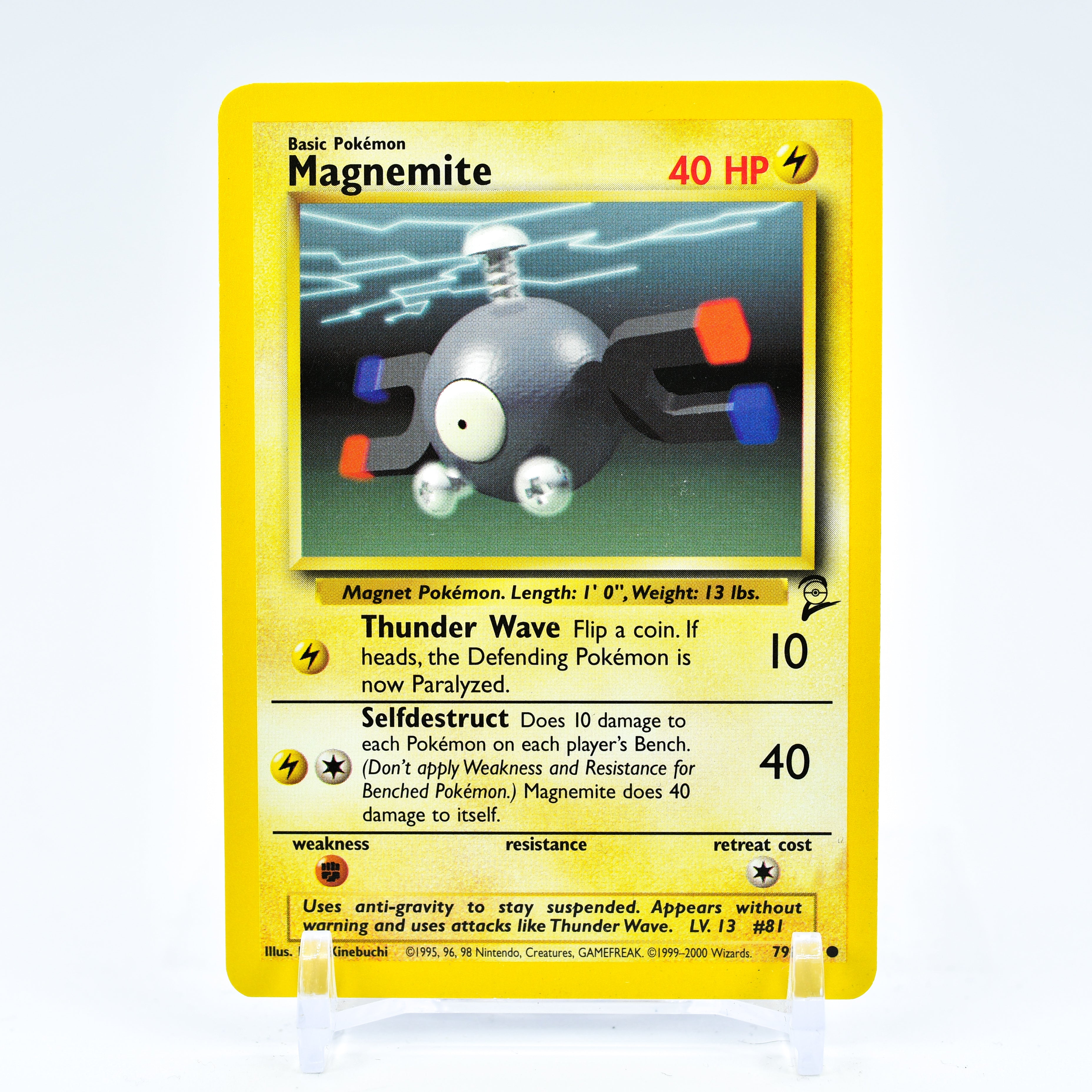 Magnemite - 79/130 Base Set 2 Common Pokemon - NM