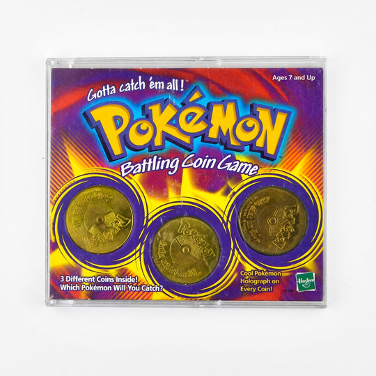 Vintage Pokemon Battling Coin Game - Weedle Oddish Flareon - Used