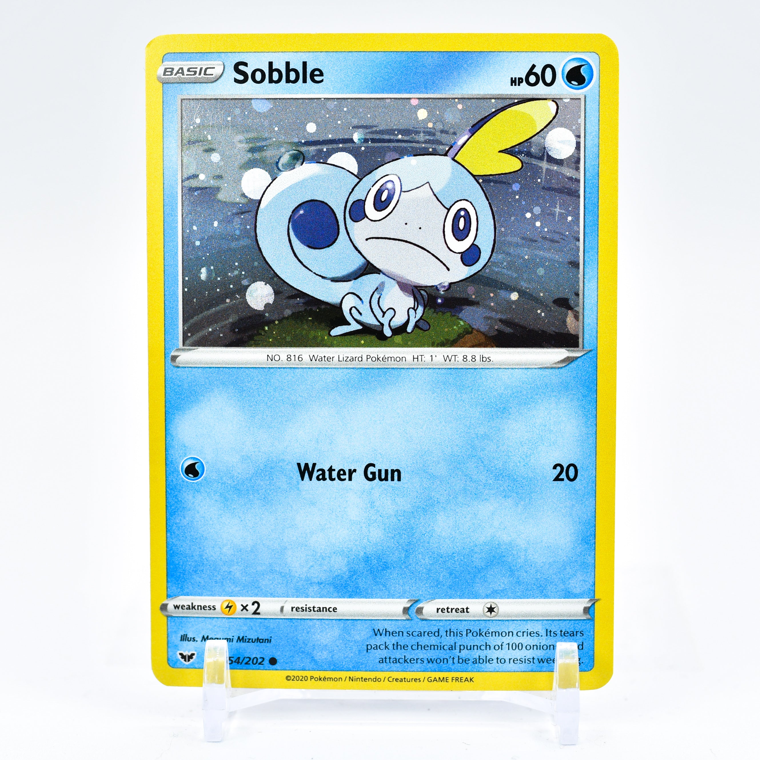 Sobble - 054/202 Cosmos Holo Promo Pokemon - NM/MINT