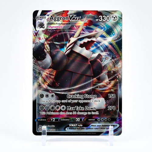 Aggron V & Vmax 097/172 Brilliant Stars - Ultra Rare Pokemon Card Lot