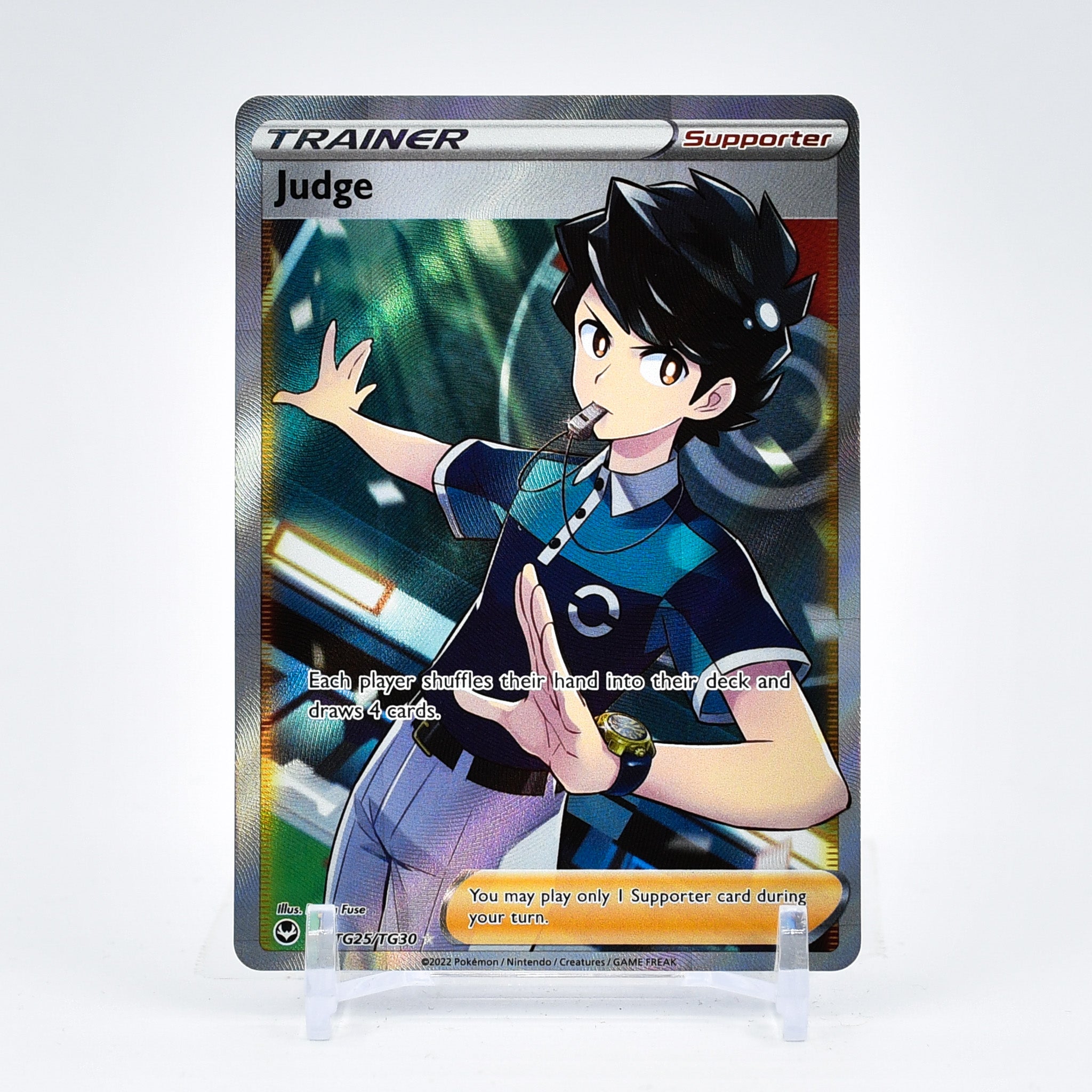 Judge - TG25/TG30 Silver Tempest FULL ART Trainer - NM/MINT