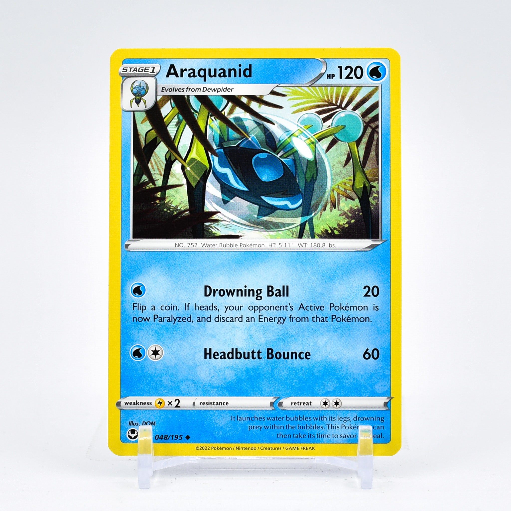 Araquanid - 048/195 Silver Tempest Uncommon Pokemon - NM/MINT