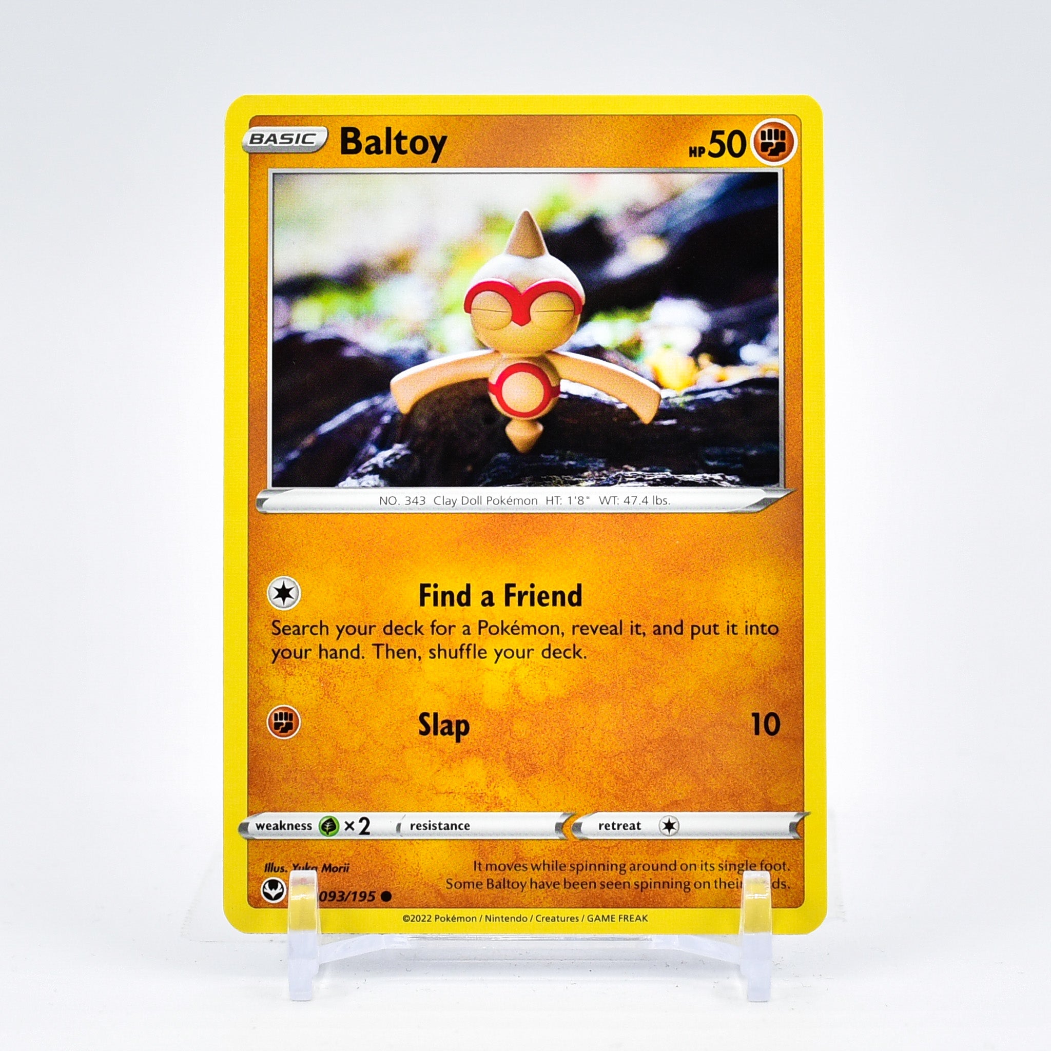 Baltoy - 093/195 Silver Tempest Common Pokemon - NM/MINT