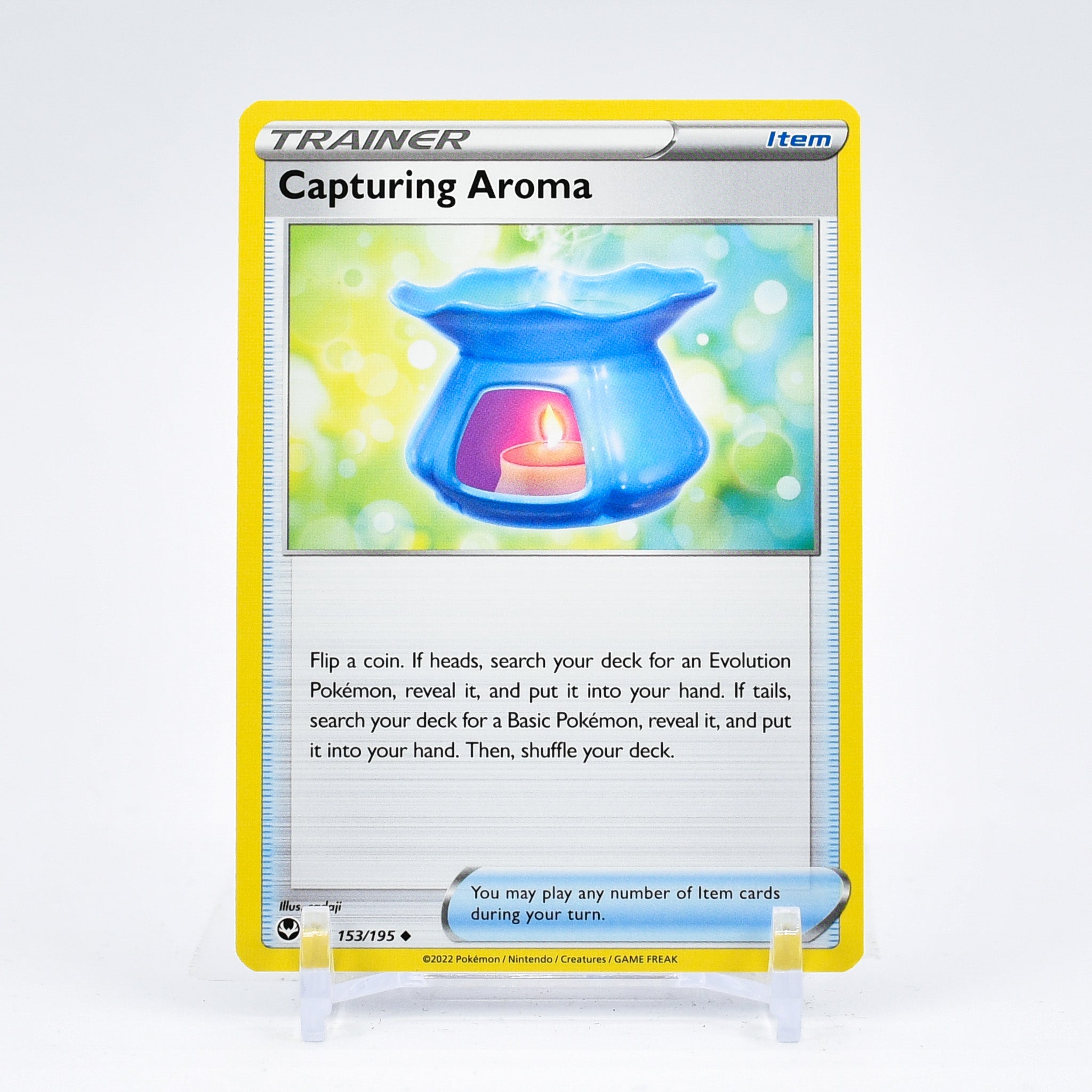 Capturing Aroma - 153/195 Silver Tempest Uncommon Trainer - NM/MINT