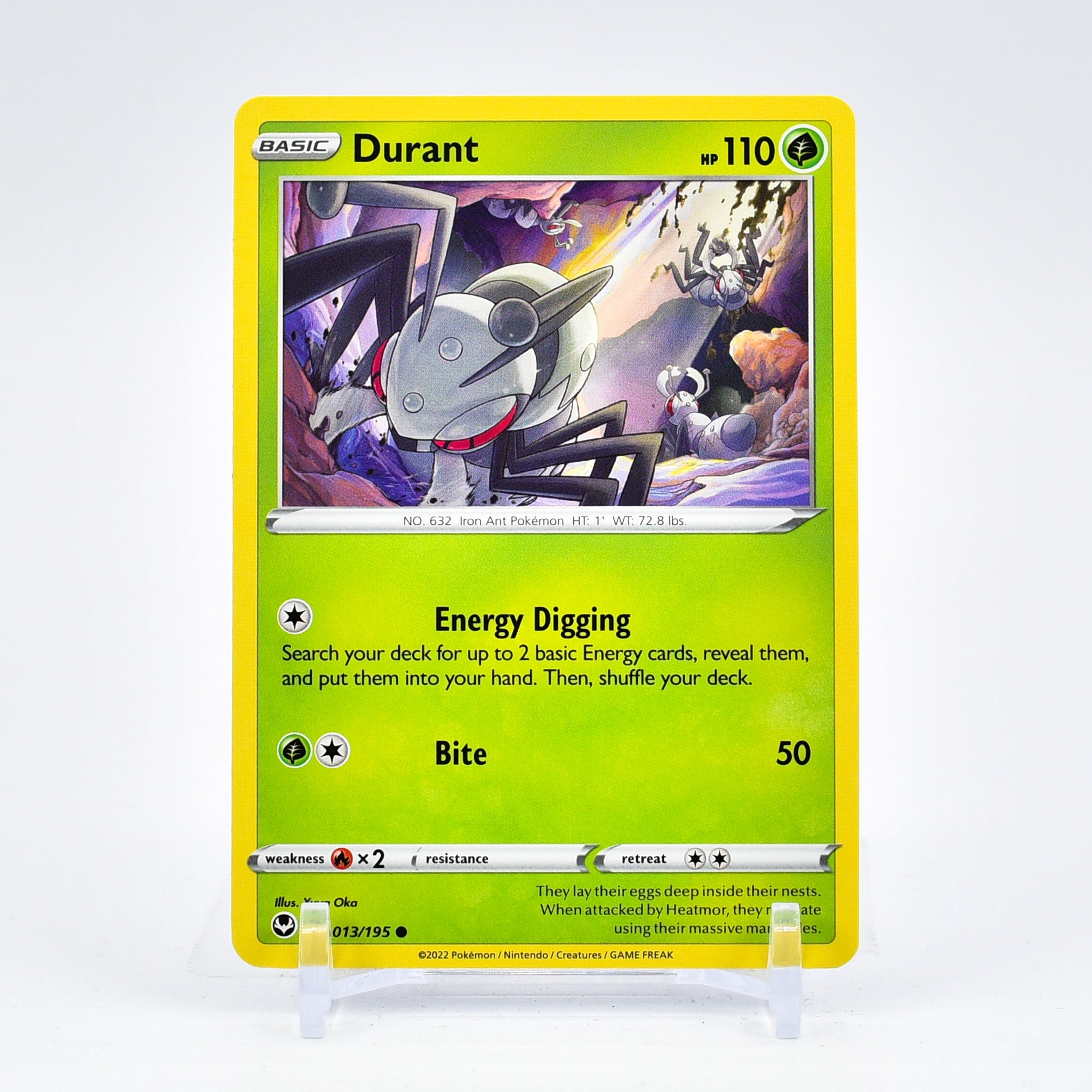 Durant - 013/195 Silver Tempest Common Pokemon - NM/MINT