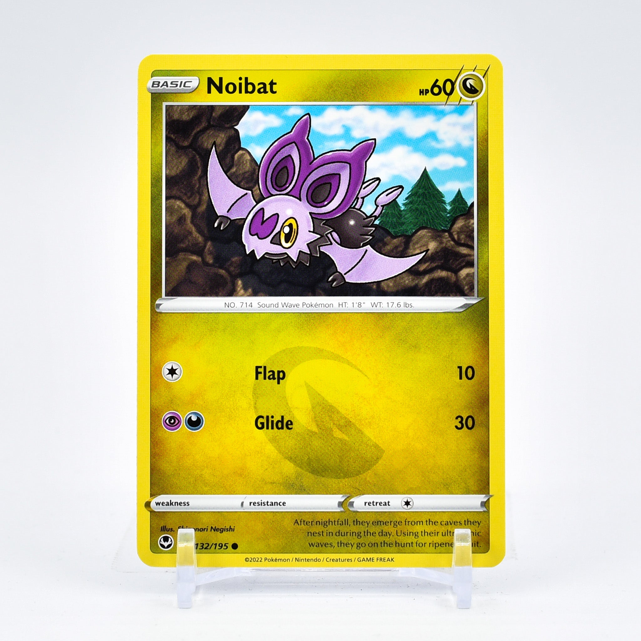 Noibat - 132/195 Silver Tempest Common Pokemon - NM/MINT
