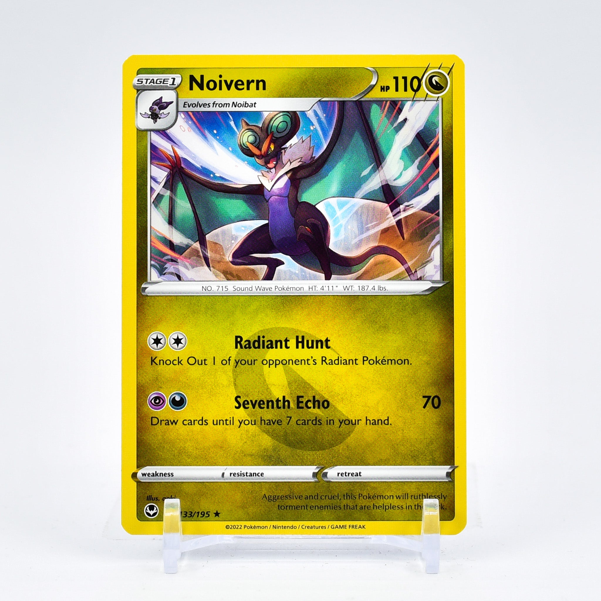 Noivern - 133/195 Silver Tempest Rare Pokemon - NM/MINT