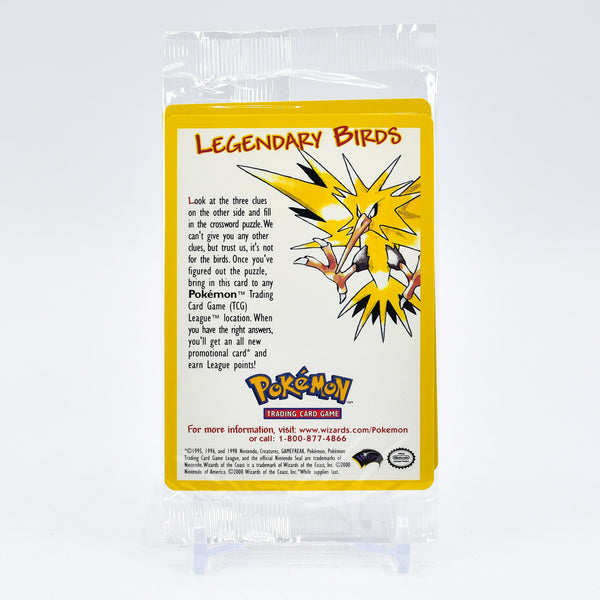 Zapdos - 23 Promo Vintage Black Star Legendary Bird Pokemon - NM/MINT – The  PokéTrade Emporium