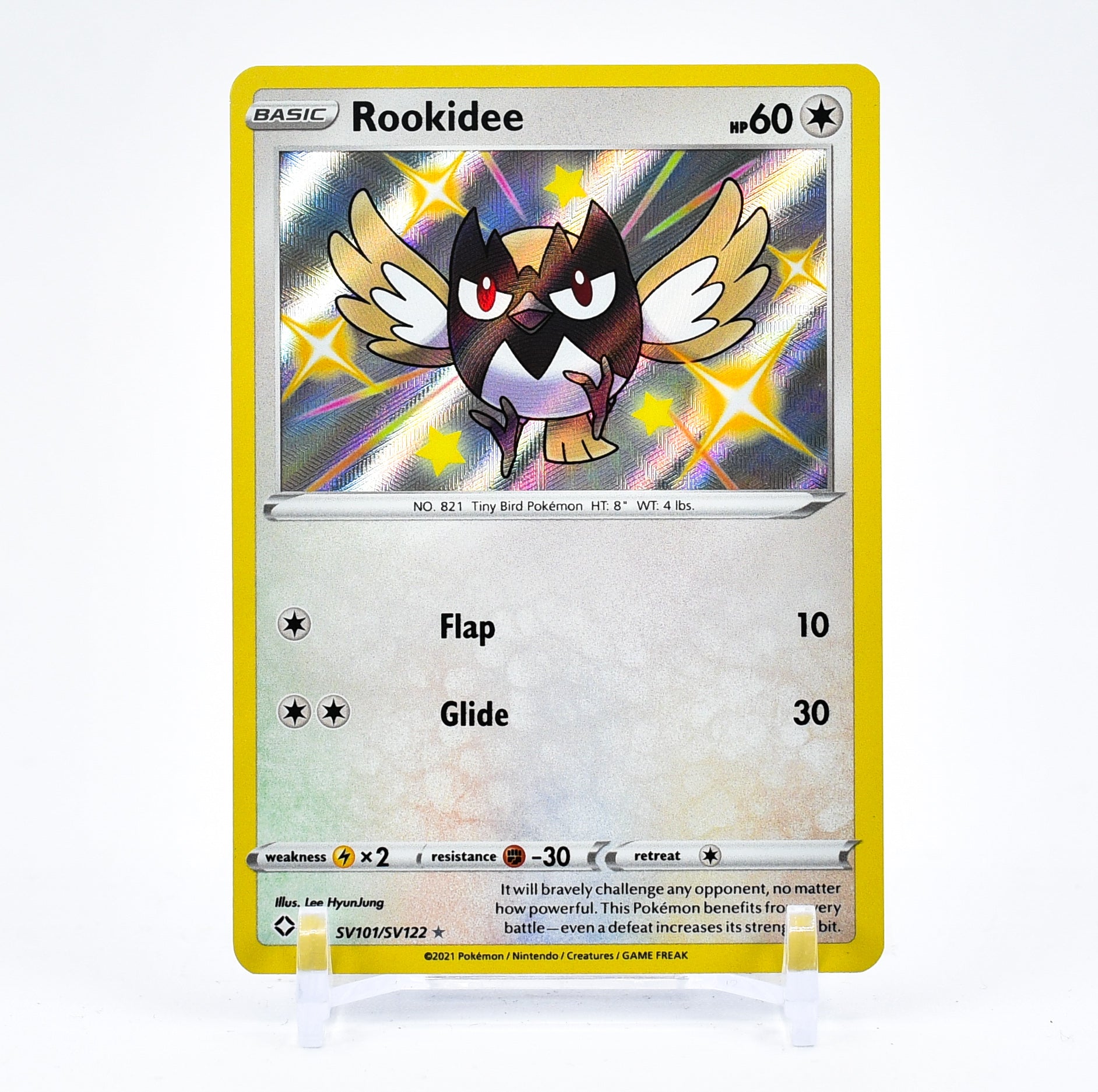 Rookidee - SV101/SV122 Shining Fates SHINY Holo Rare Pokemon - NM/MINT