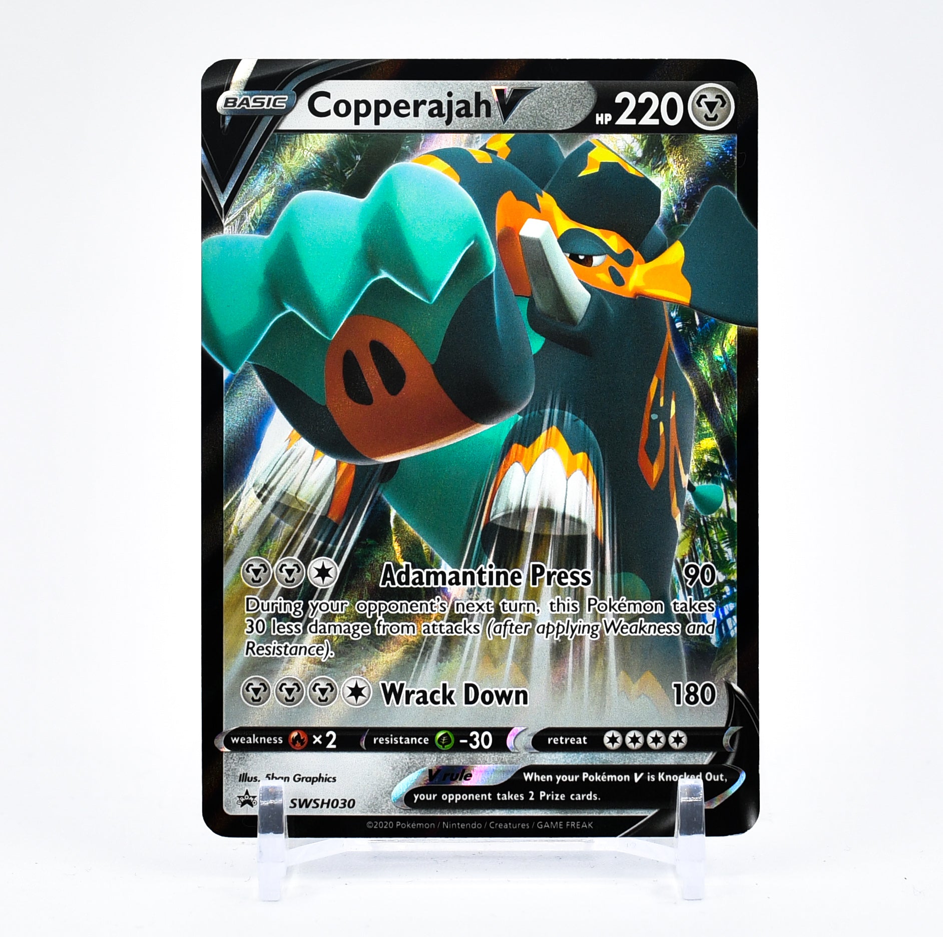 Copperajah V - SWSH030 Black Star Promo Pokemon - NM/MINT