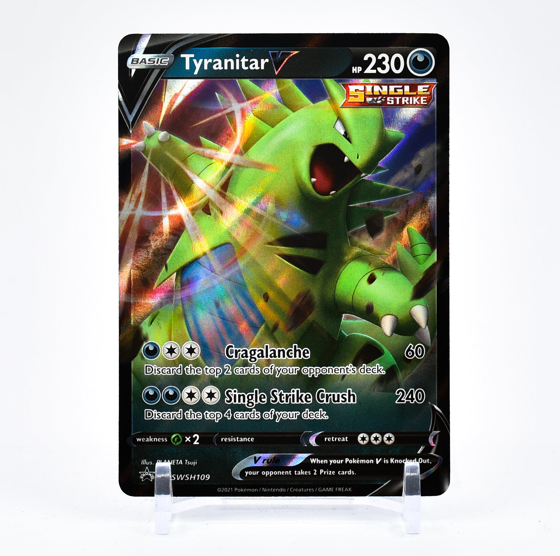 Tyranitar V - SWSH109 Black Star Promo Pokemon - NM/MINT