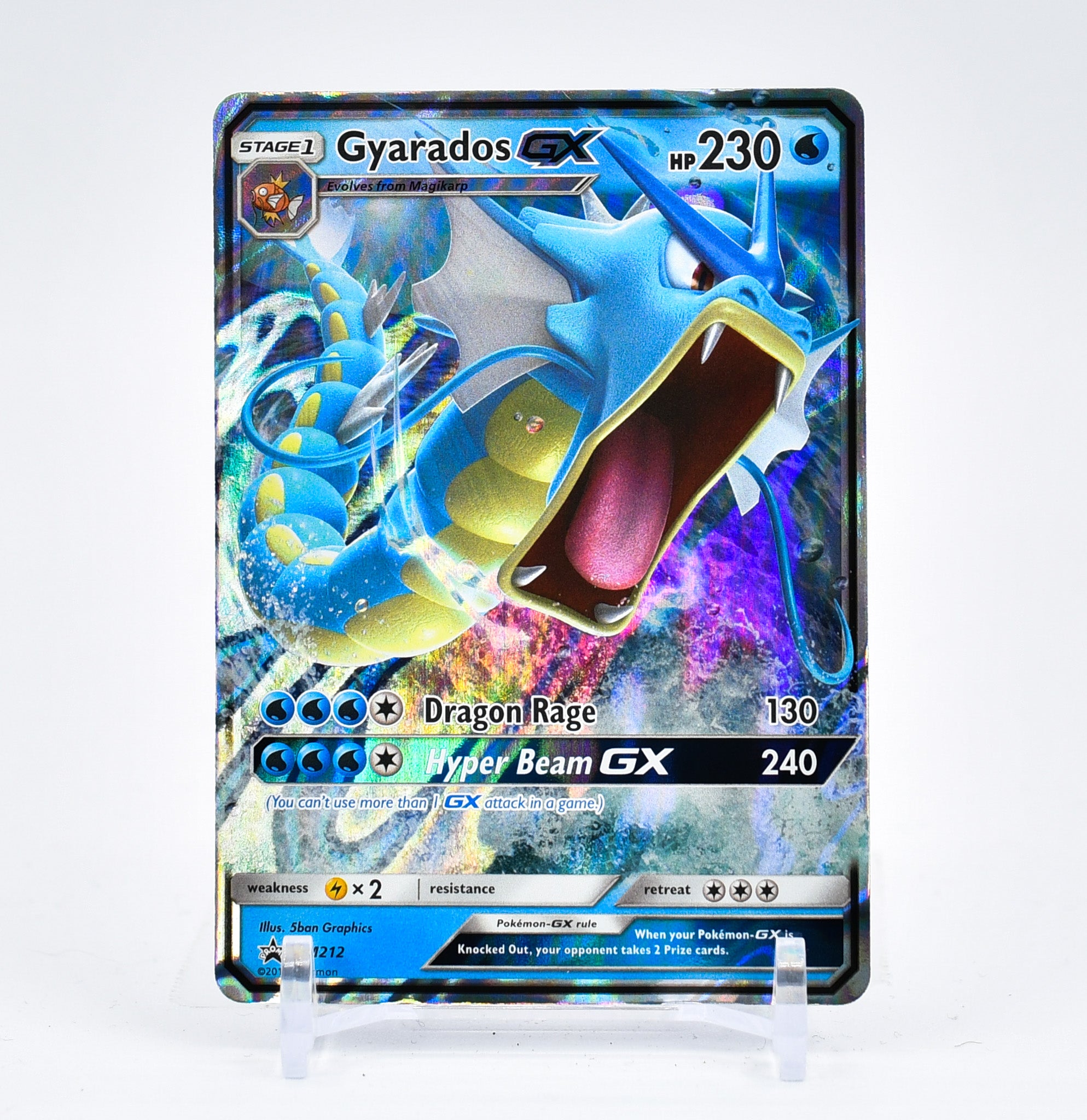 Gyarados GX - SM212 Black Star Promo Pokemon - NM/MINT