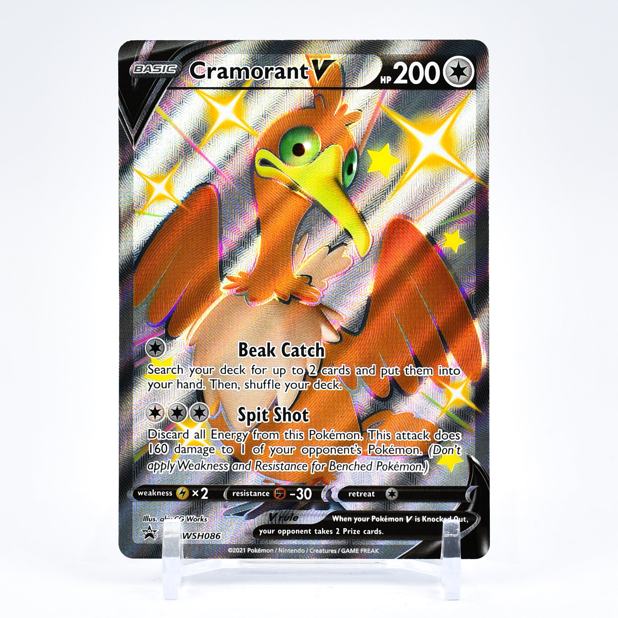 Cramorant V - SWSH086 Black Star Promo Ultra Rare Pokemon - NM/MINT