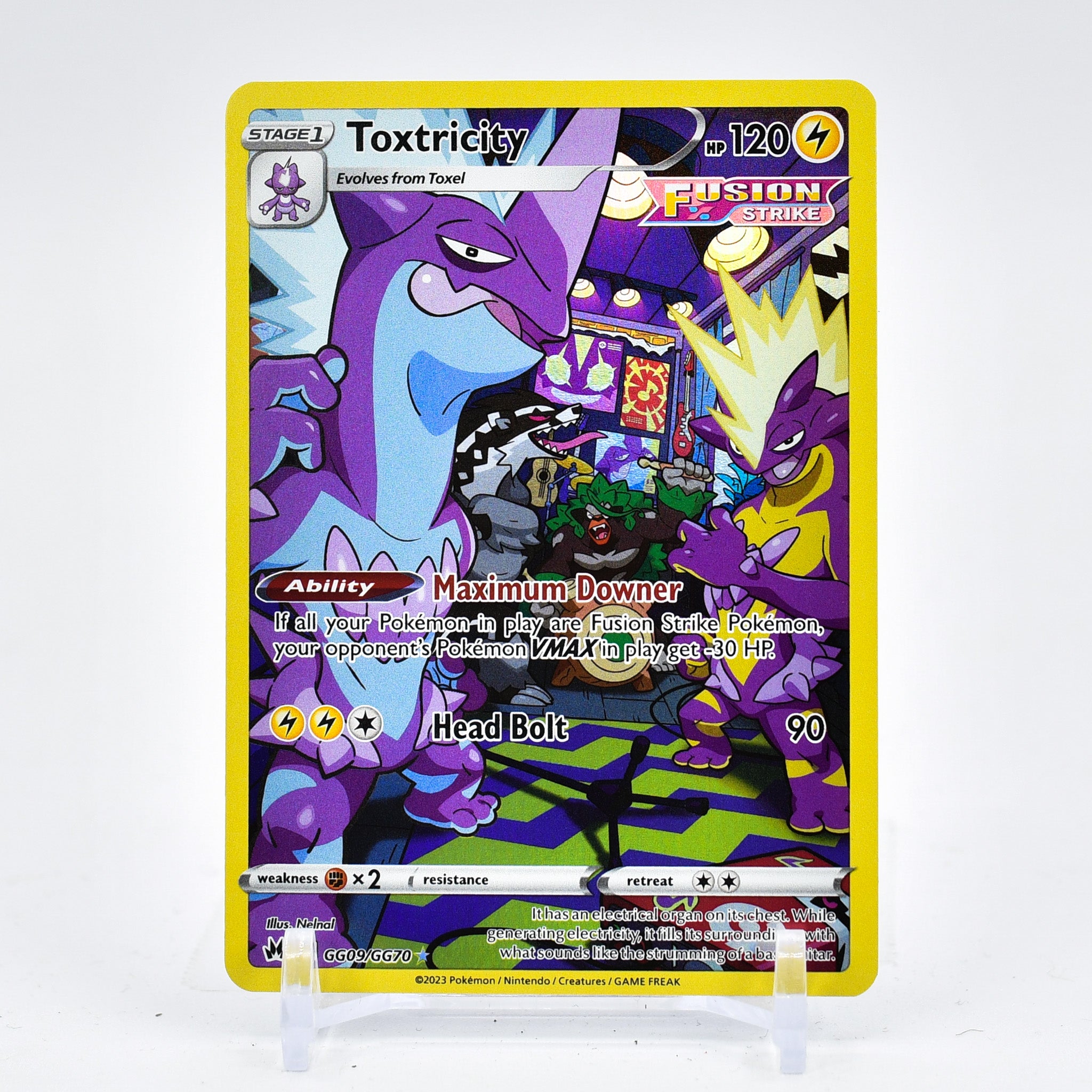 Toxtricity - GG09/GG70 Crown Zenith GALARIAN GALLERY Pokemon - NM/MINT