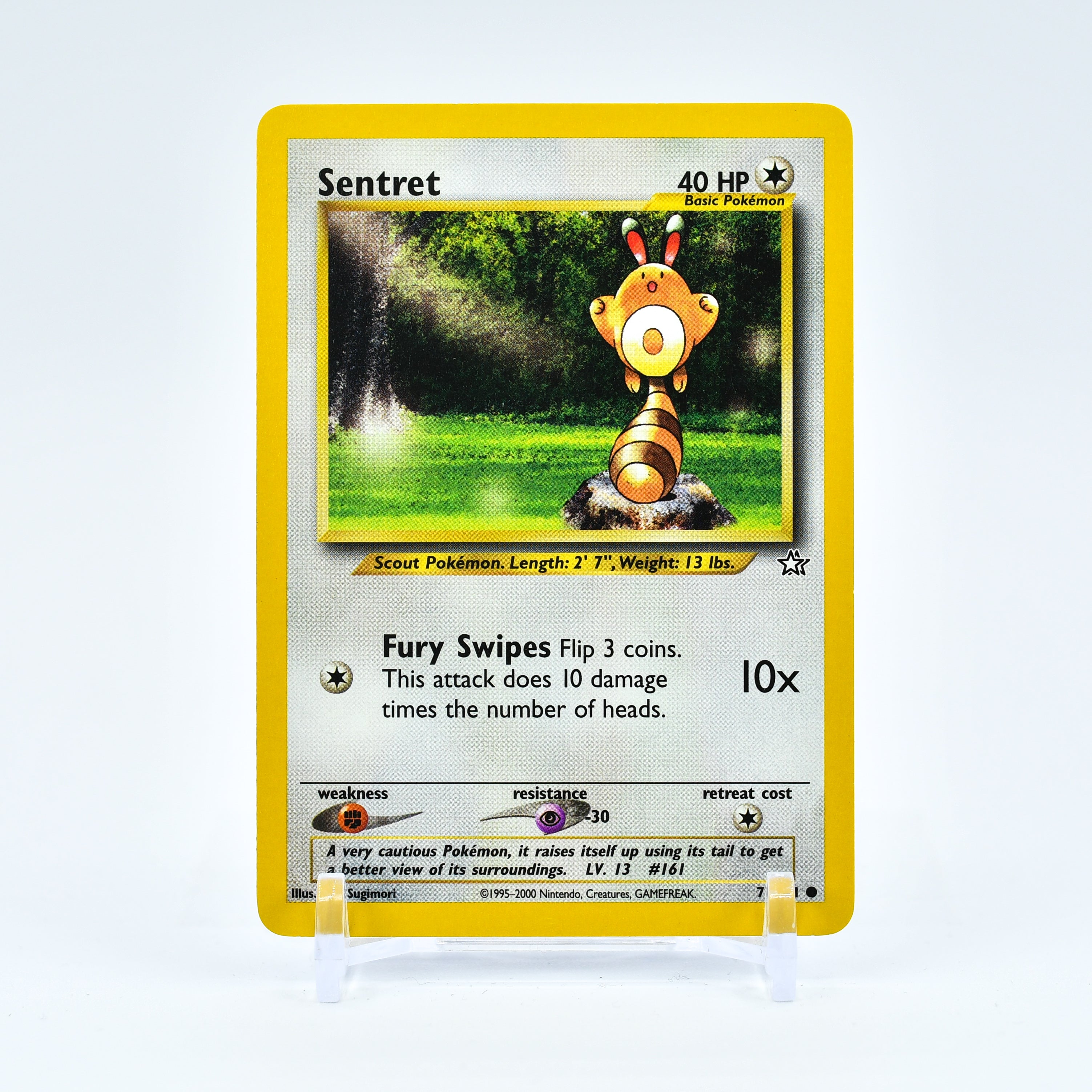 Sentret - 71/111 Neo Genesis Unlimited Common Pokemon - NM