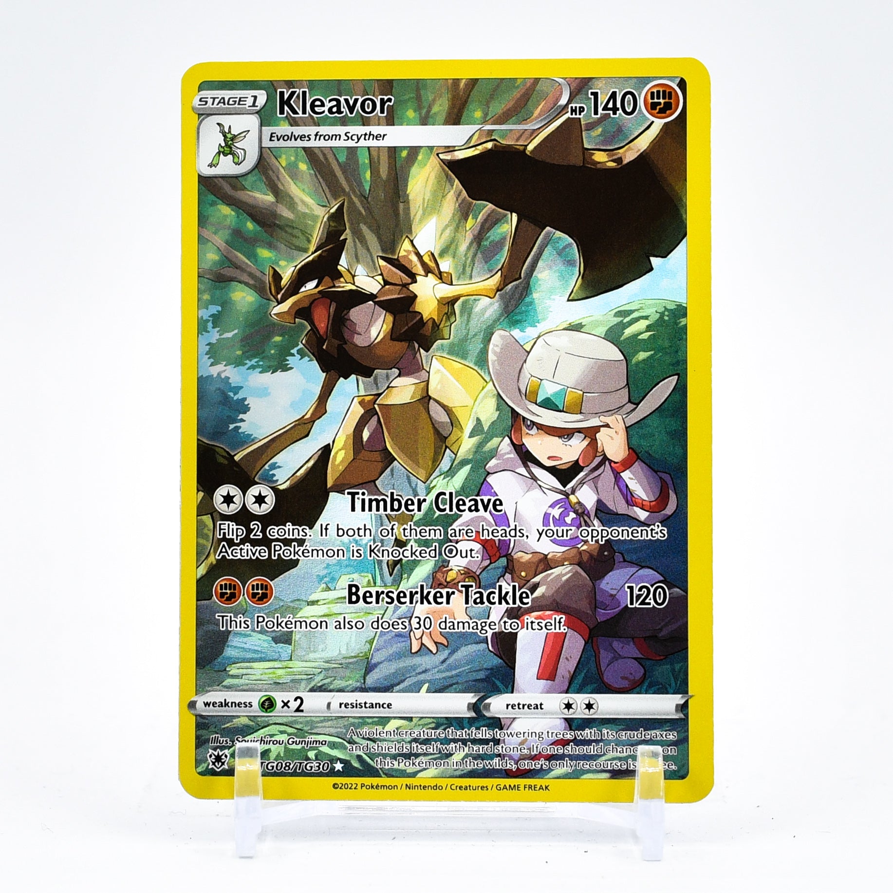 Kleavor - TG08/TG30 Astral Radiance CHARACTER RARE Pokemon - NM/MINT