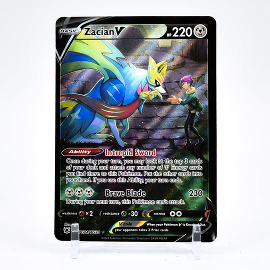 Zacian V - TG21/TG30 Astral Radiance ALTERNATE ART Pokemon - NM/MINT