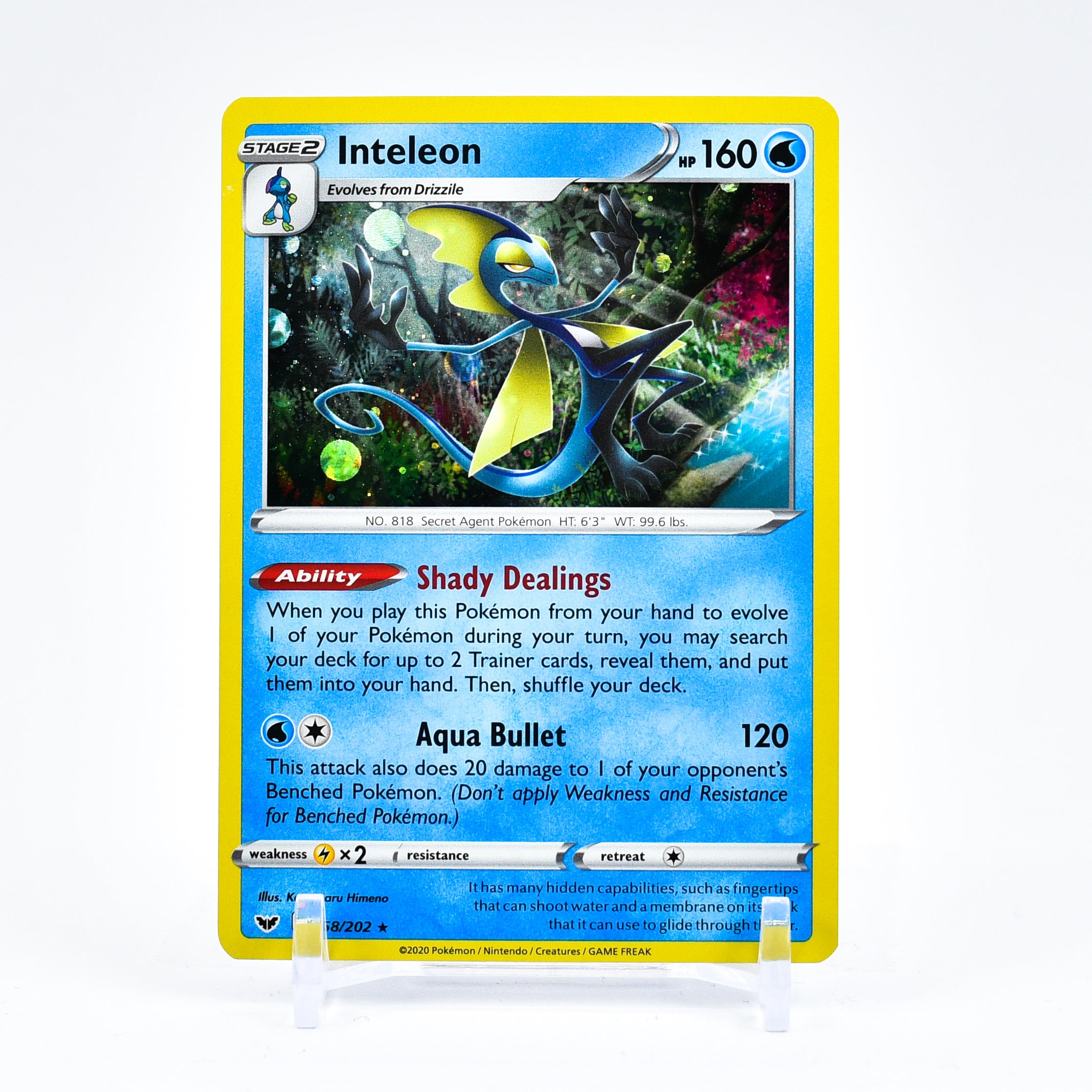 Inteleon - Cosmos Holo Promo Pokemon - NM/MINT