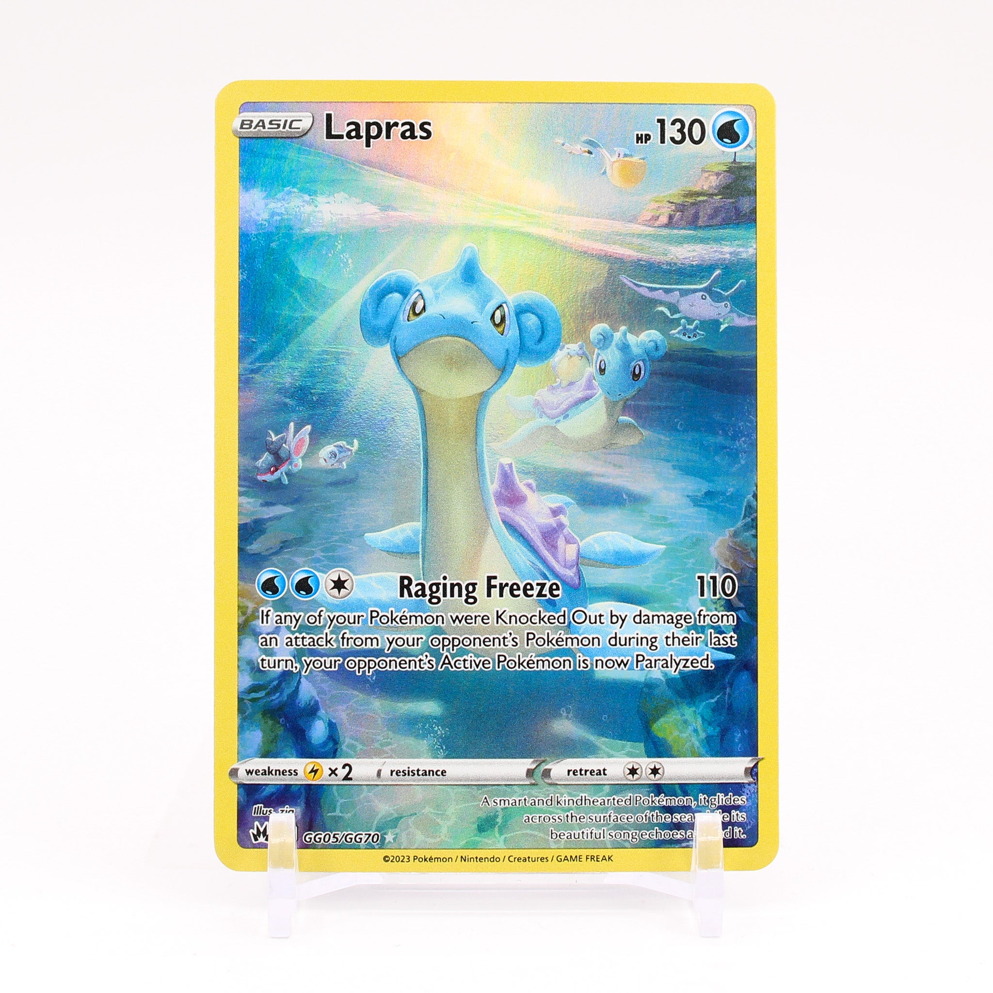 Lapras - GG05/GG70 Crown Zenith GALARIAN GALLERY Pokemon - NM/MINT