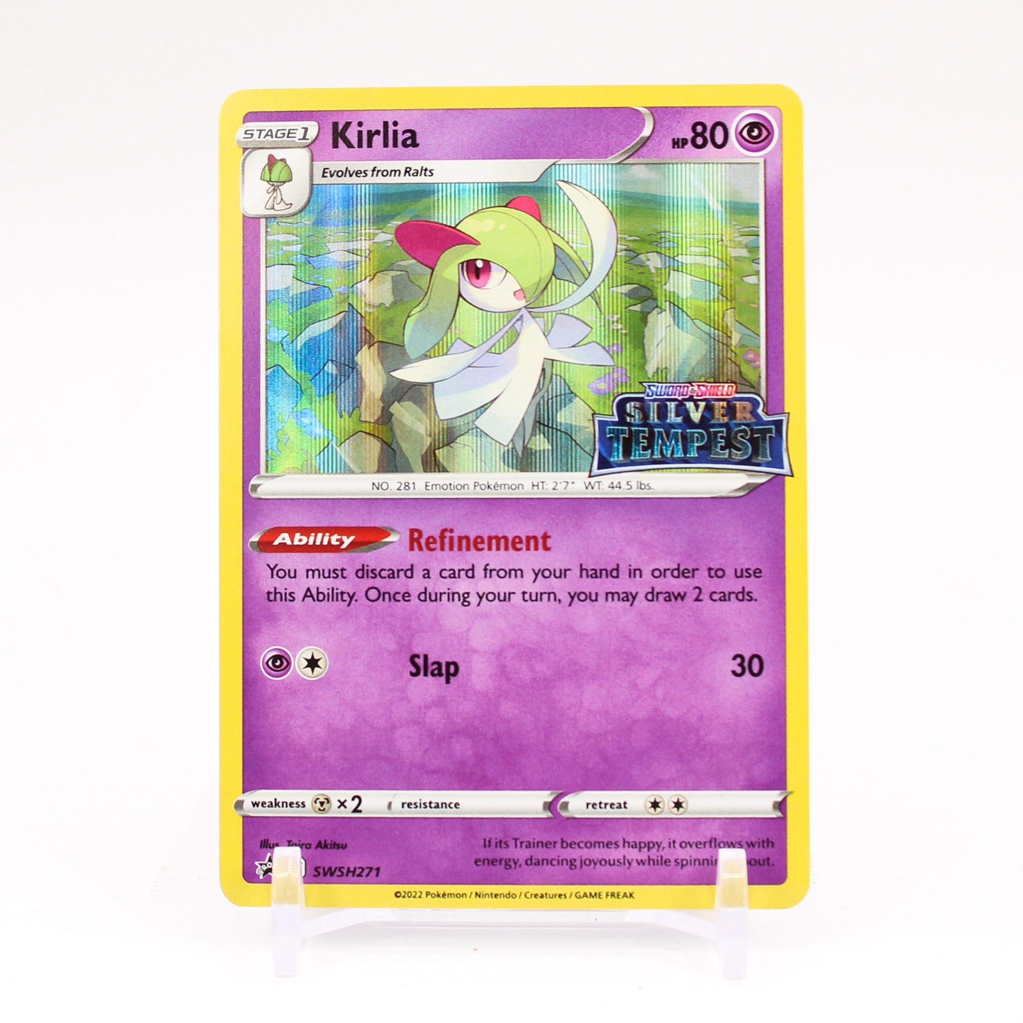 Kirlia - SWSH271 Silver Tempest Prerelease Promo Pokemon - NM/MINT