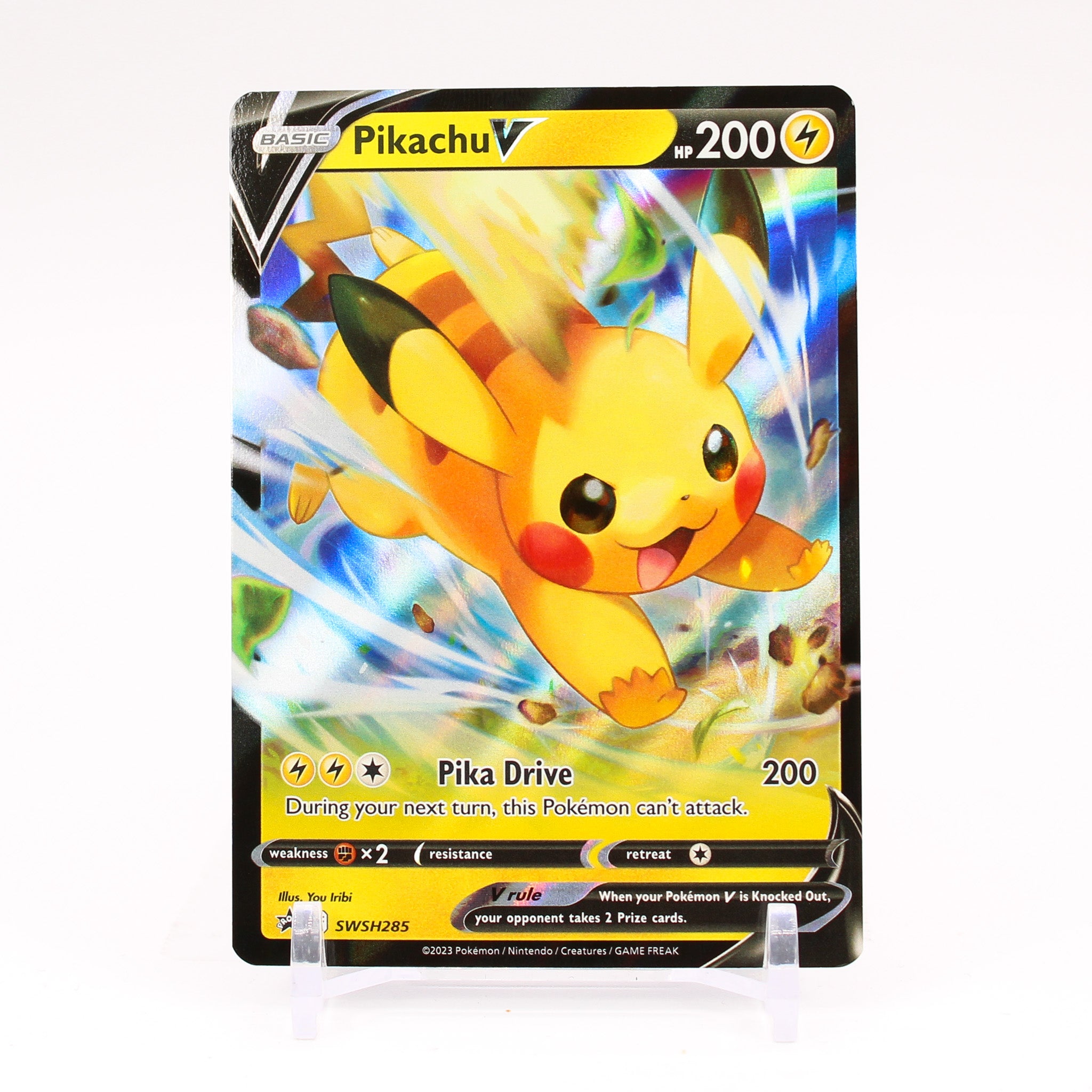 Pikachu V - SWSH285 Black Star Promo Pokemon - NM/MINT