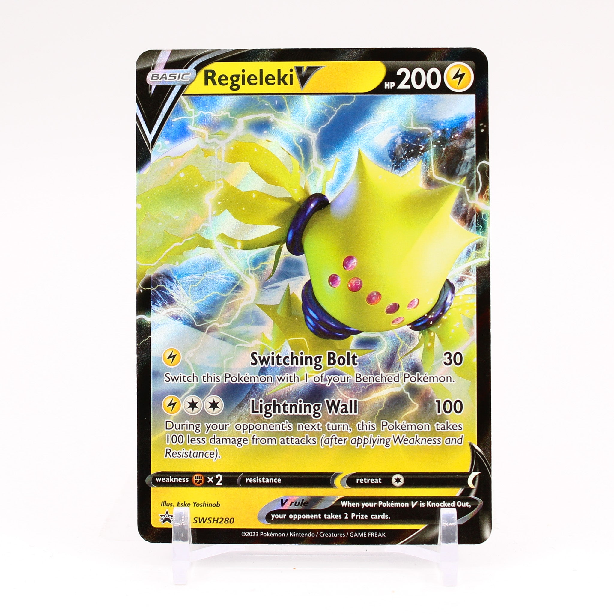 Regieleki V - SWSH280 Black Star Promo Pokemon - NM/MINT