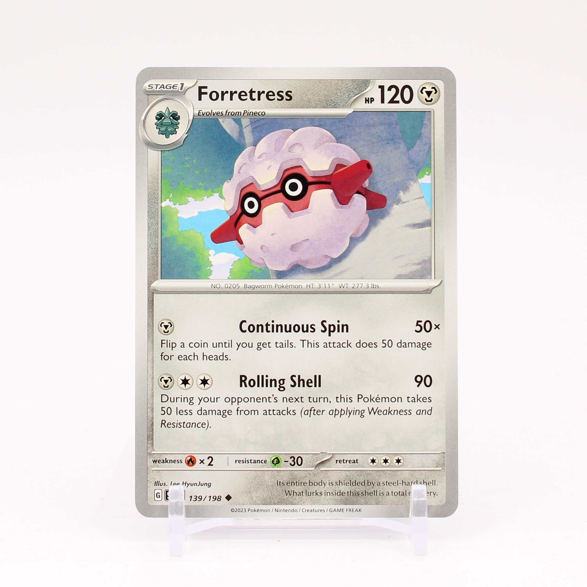 Forretress - 139/198 Scarlet & Violet Uncommon Pokemon - NM/MINT