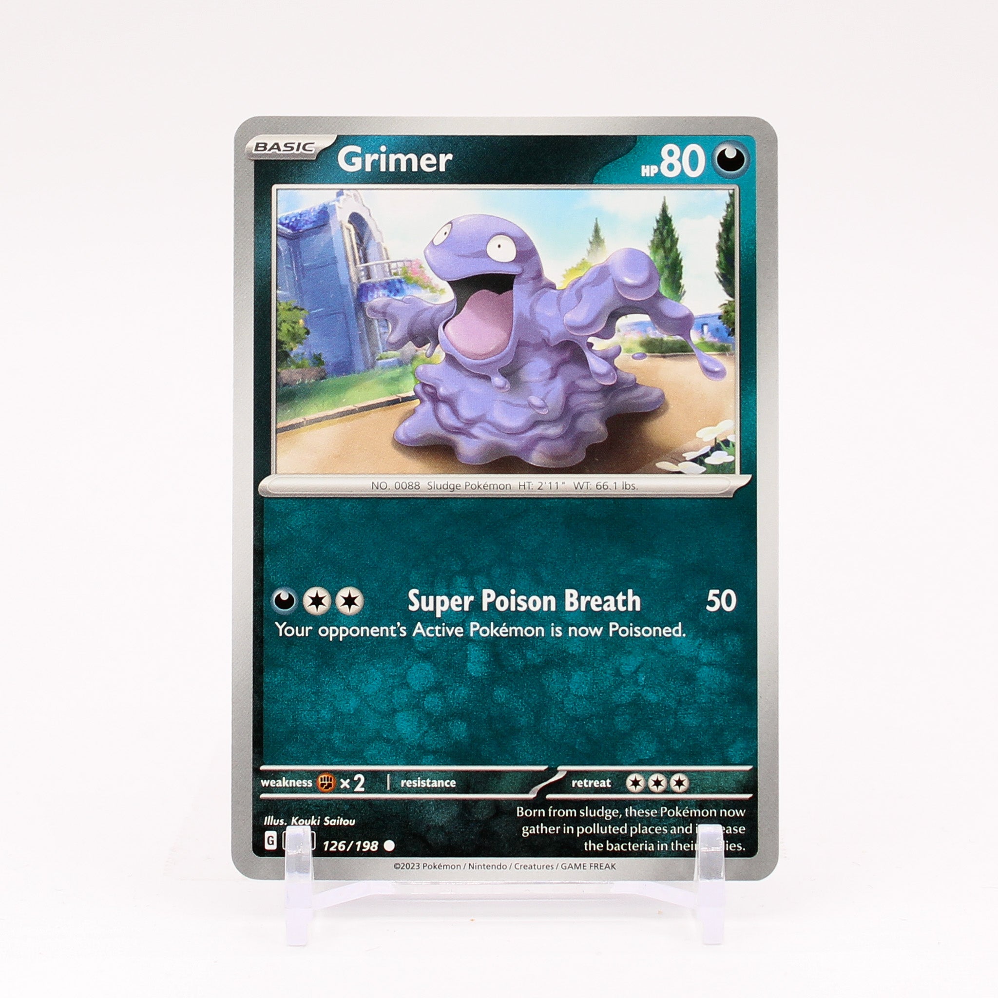 Grimer - 126/198 Scarlet & Violet Common Pokemon - NM/MINT