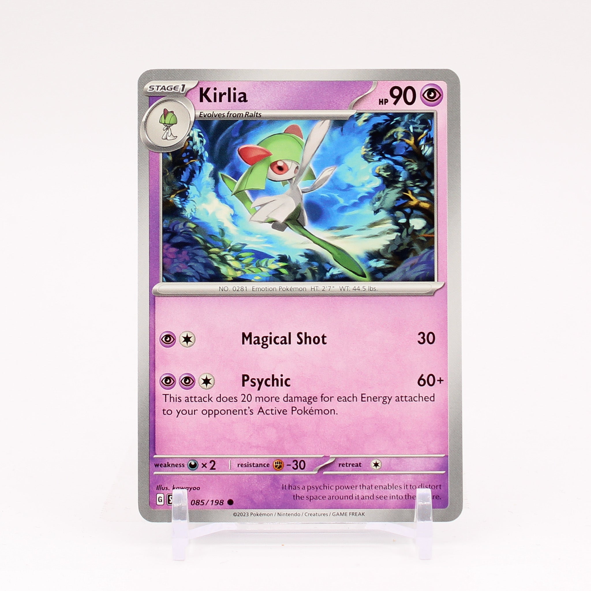 Kirlia - 085/198 Scarlet & Violet Common Pokemon - NM/MINT