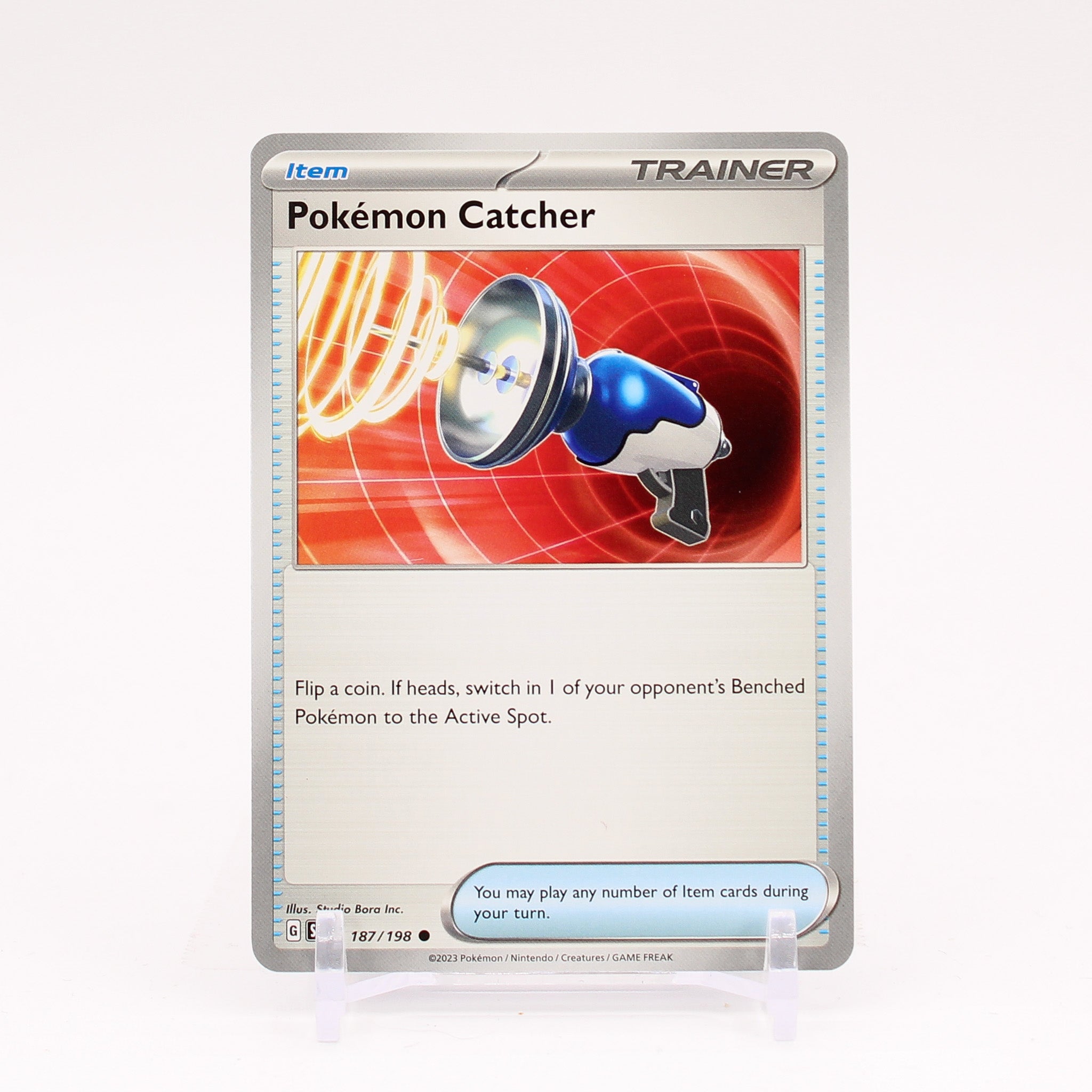 Pokémon Catcher - 187/198 Scarlet & Violet Common Trainer - NM/MINT