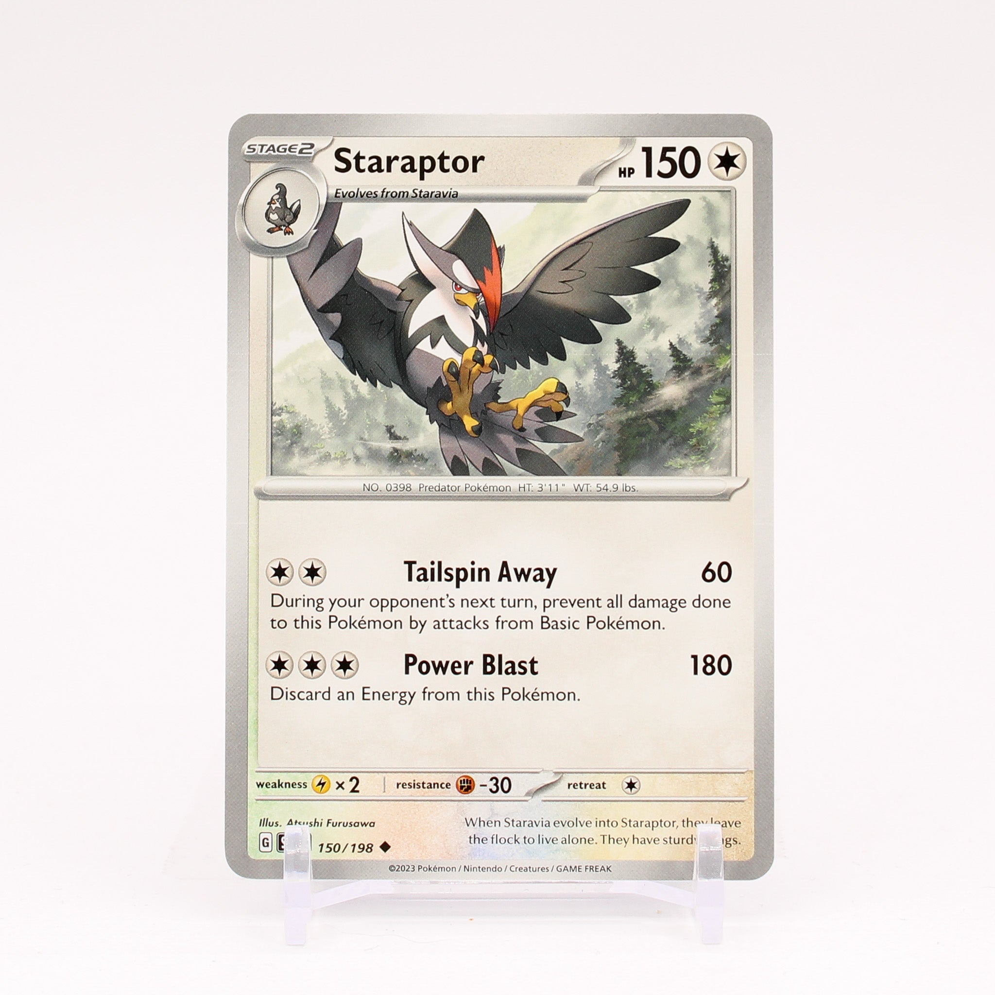 Staraptor - 150/198 Scarlet & Violet Uncommon Pokemon - NM/MINT