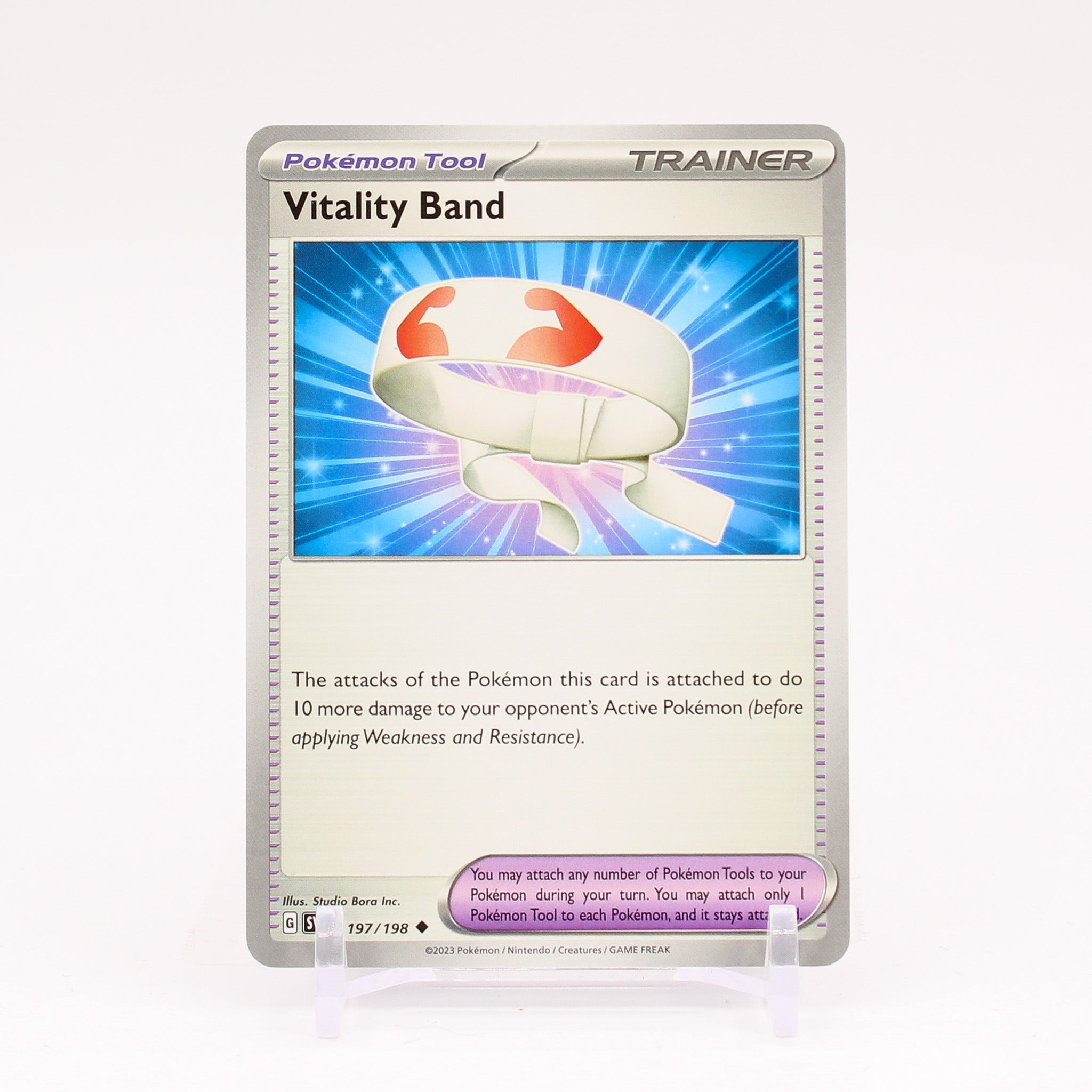 Vitality Band - 197/198 Scarlet & Violet Uncommon Pokemon - NM/MINT