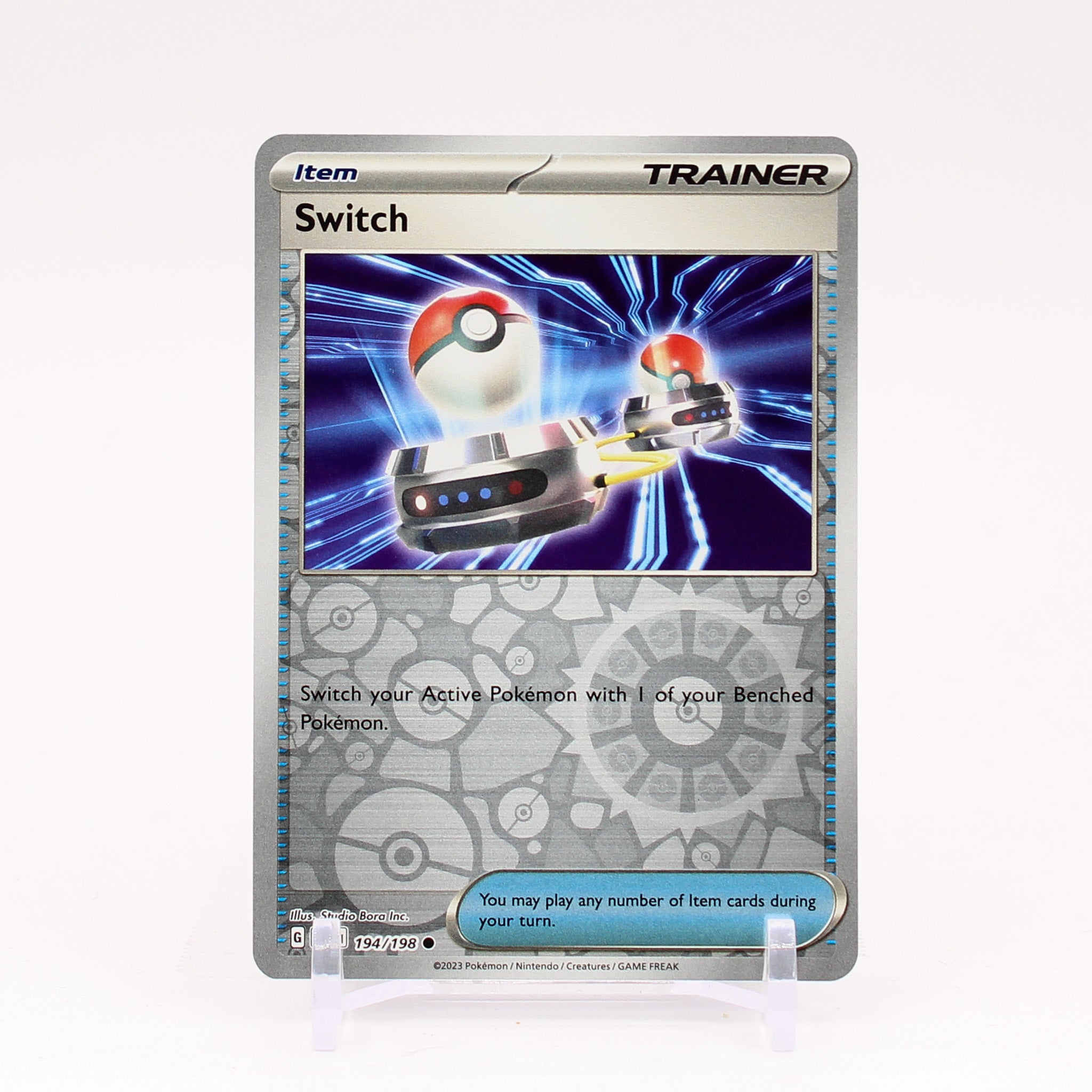 Switch - 194/198 Scarlet & Violet Reverse Holo Common Trainer - NM/MINT