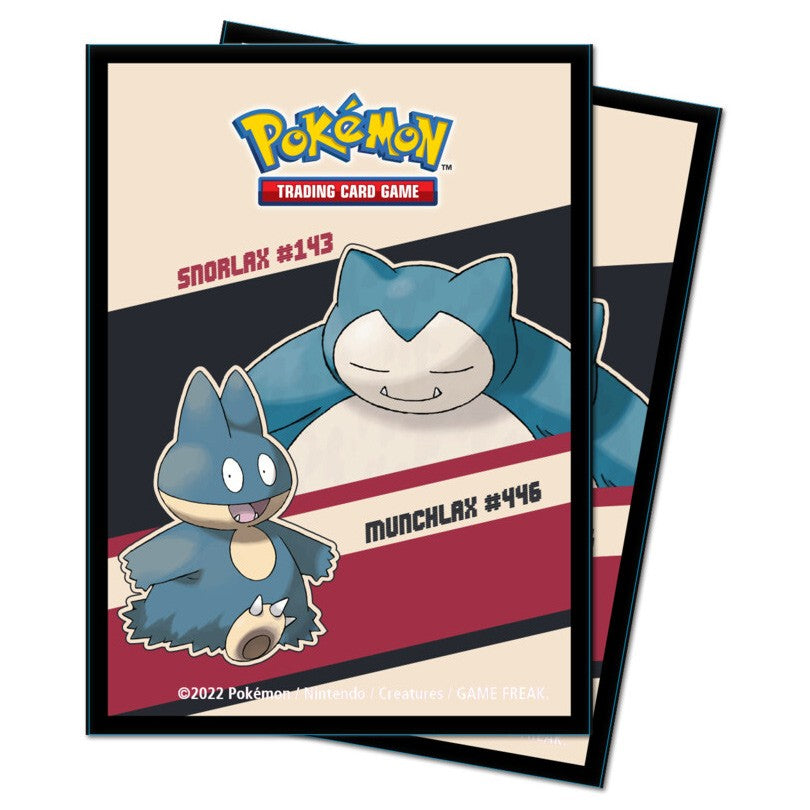 Pokemon Standard Card Sleeves - Ultra PRO - Snorlax & Munchlax