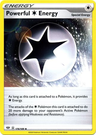 Powerful C Energy - 176/189 Darkness Ablaze Uncommon Energy - NM/MINT