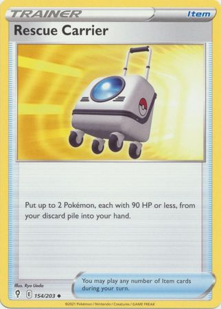 Rescue Carrier - 154/203 Evolving Skies Uncommon Trainer - NM/MINT