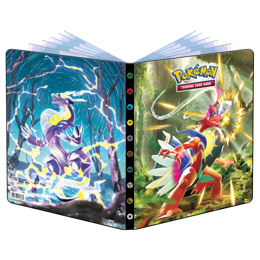 Pokemon Portfolio Binder Ultra PRO Top Loading 9 Pocket - Scarlet & Violet